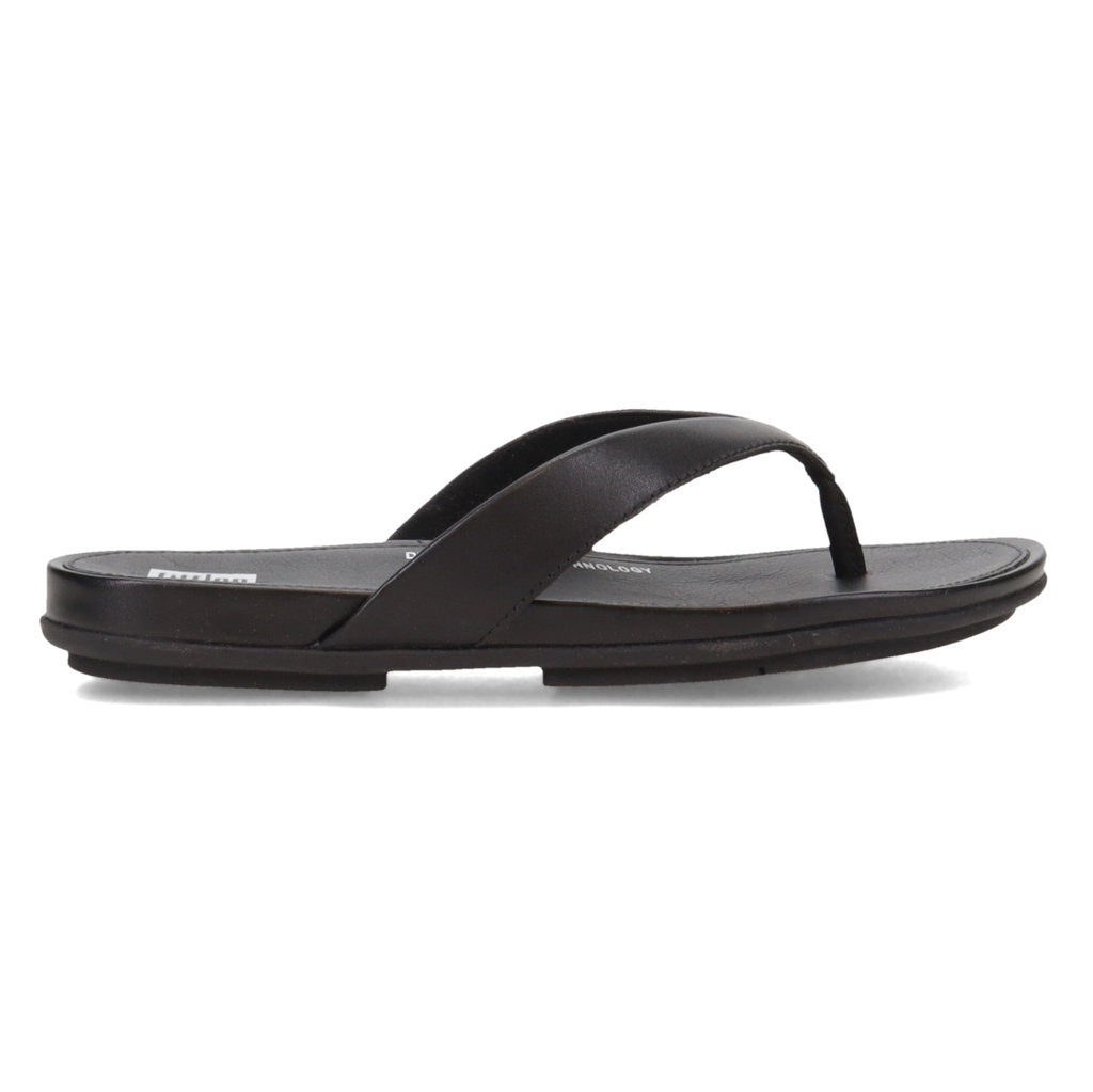 FitFlop Gracie Leather Womens Sandals#color_all black