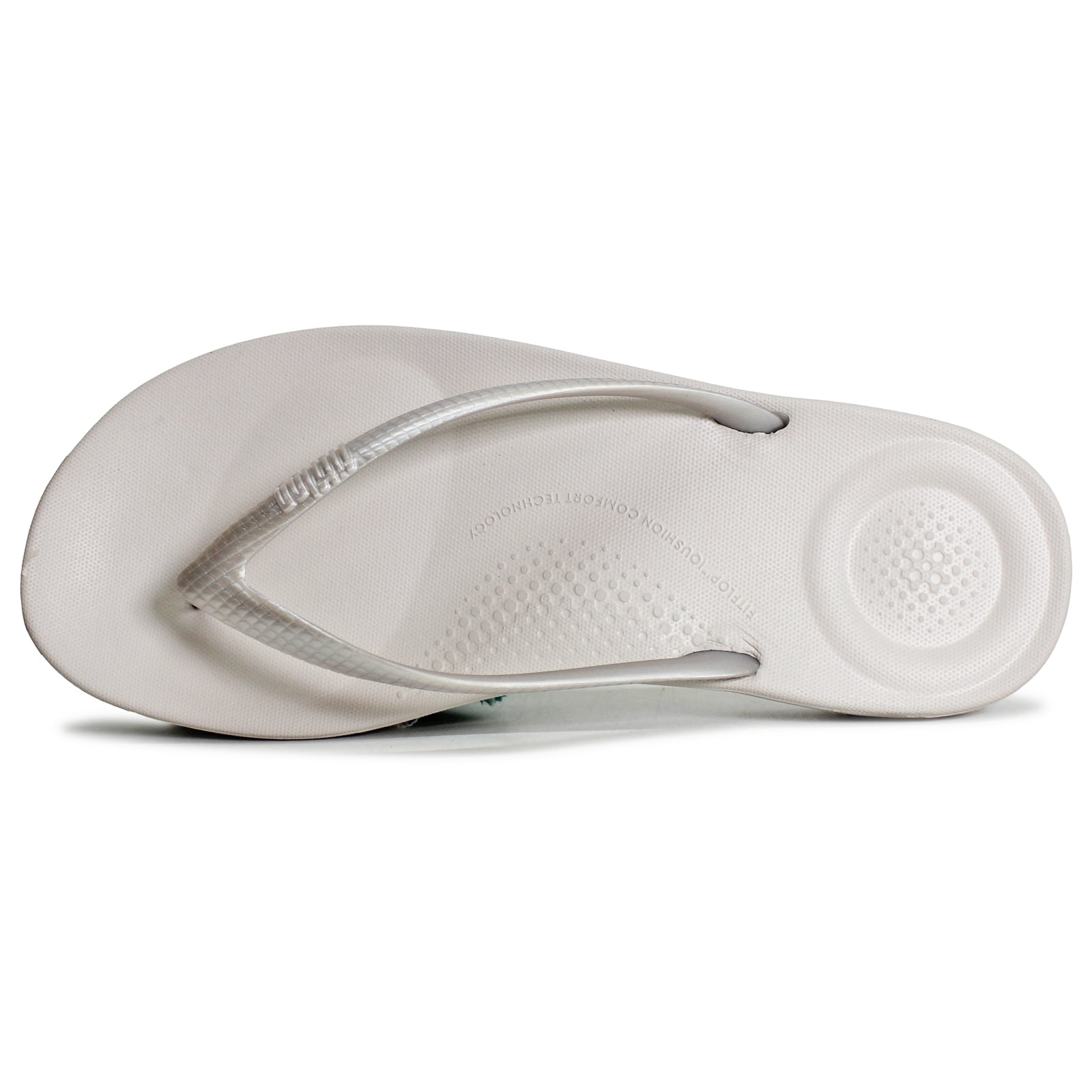 FitFlop Iqushion Rubber Womens Sandals#color_silver