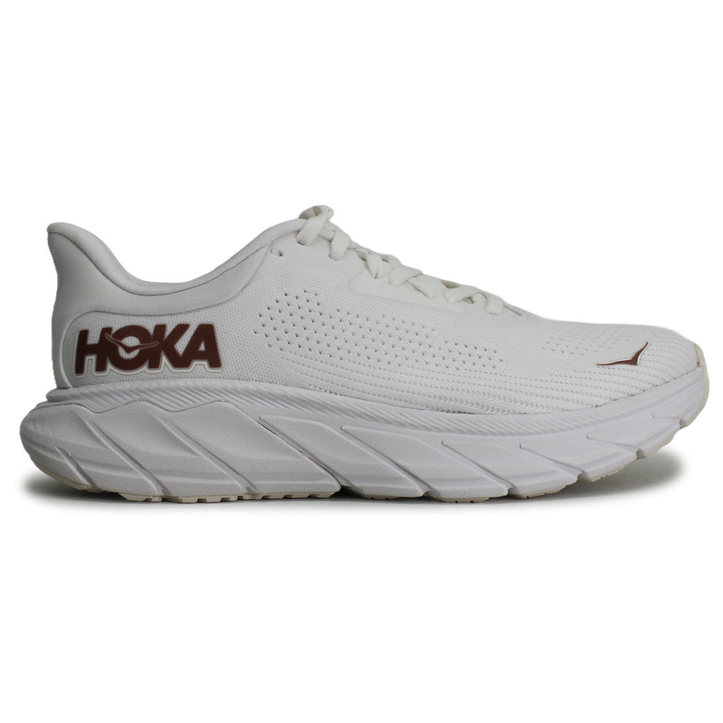 Hoka One One Arahi 7 Textile Womens Trainers#color_blanc de blanc rose gold