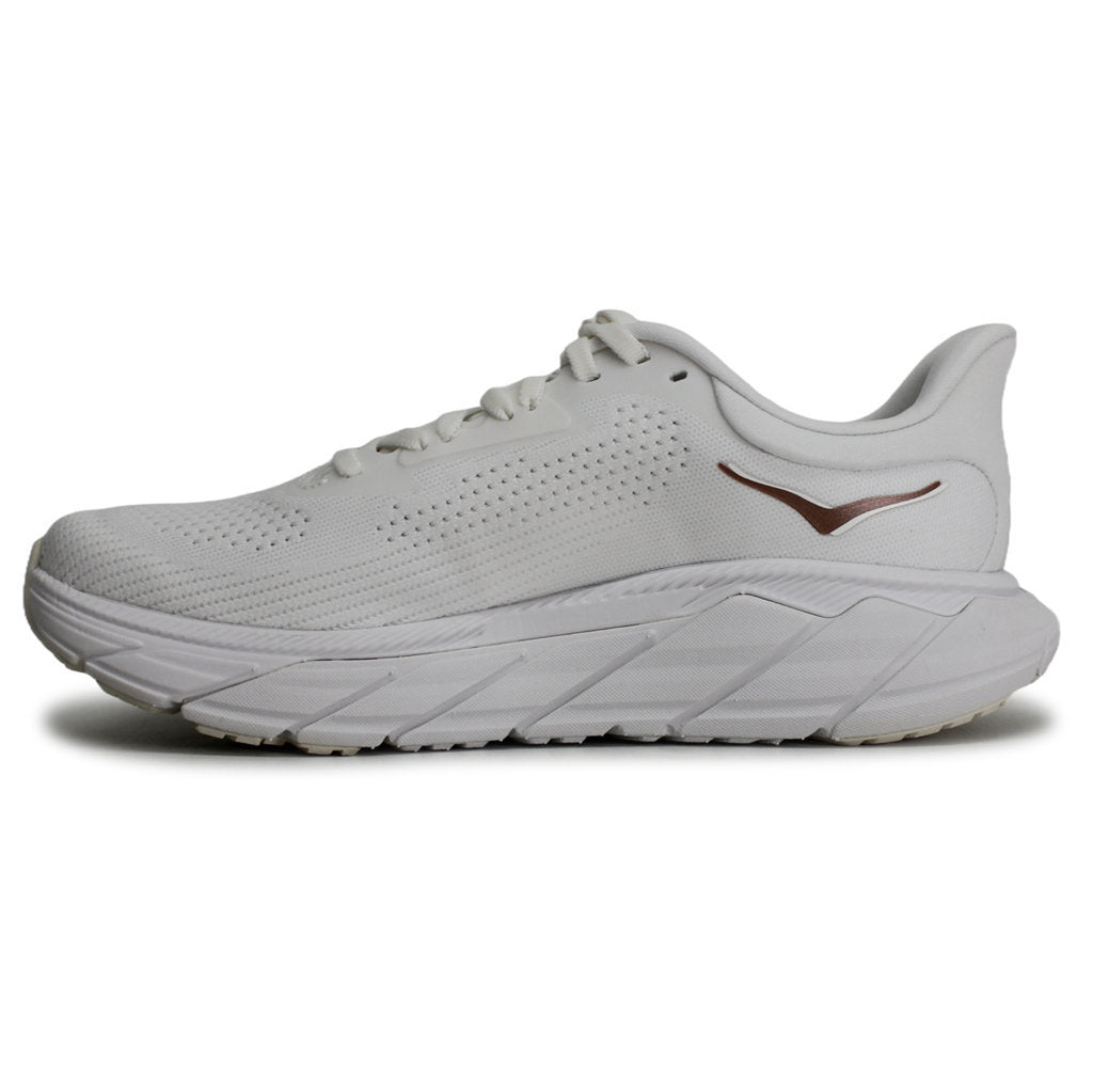 Hoka One One Arahi 7 Textile Womens Trainers#color_blanc de blanc rose gold