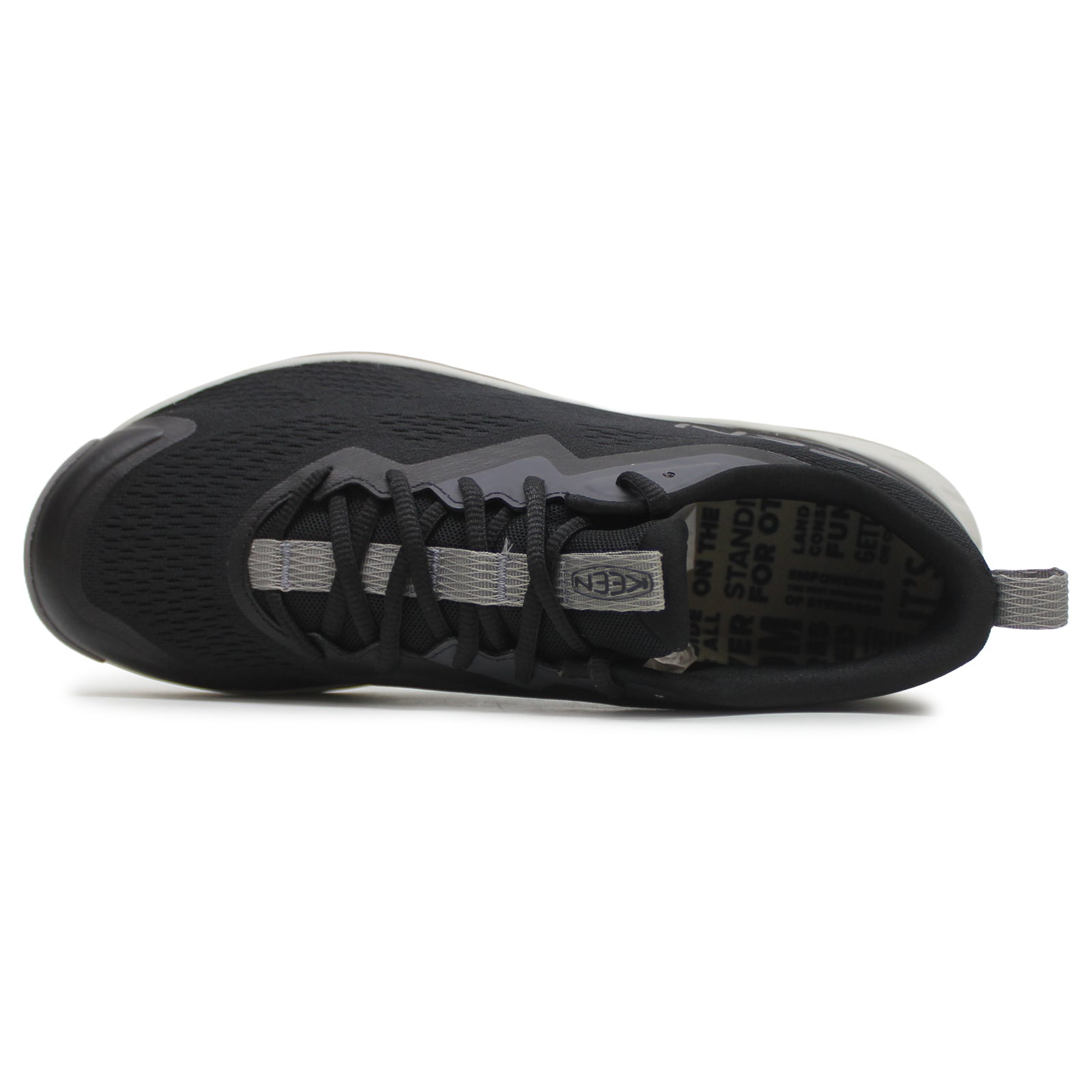 Keen Versacore Speed Textile Synthetic Mens Trainers#color_black steel grey