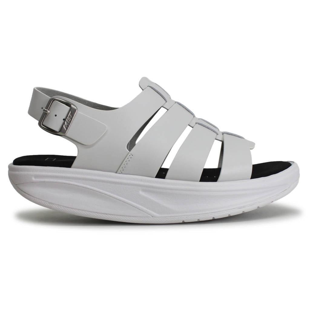 MBT Ran Leather Womens Sandals#color_white