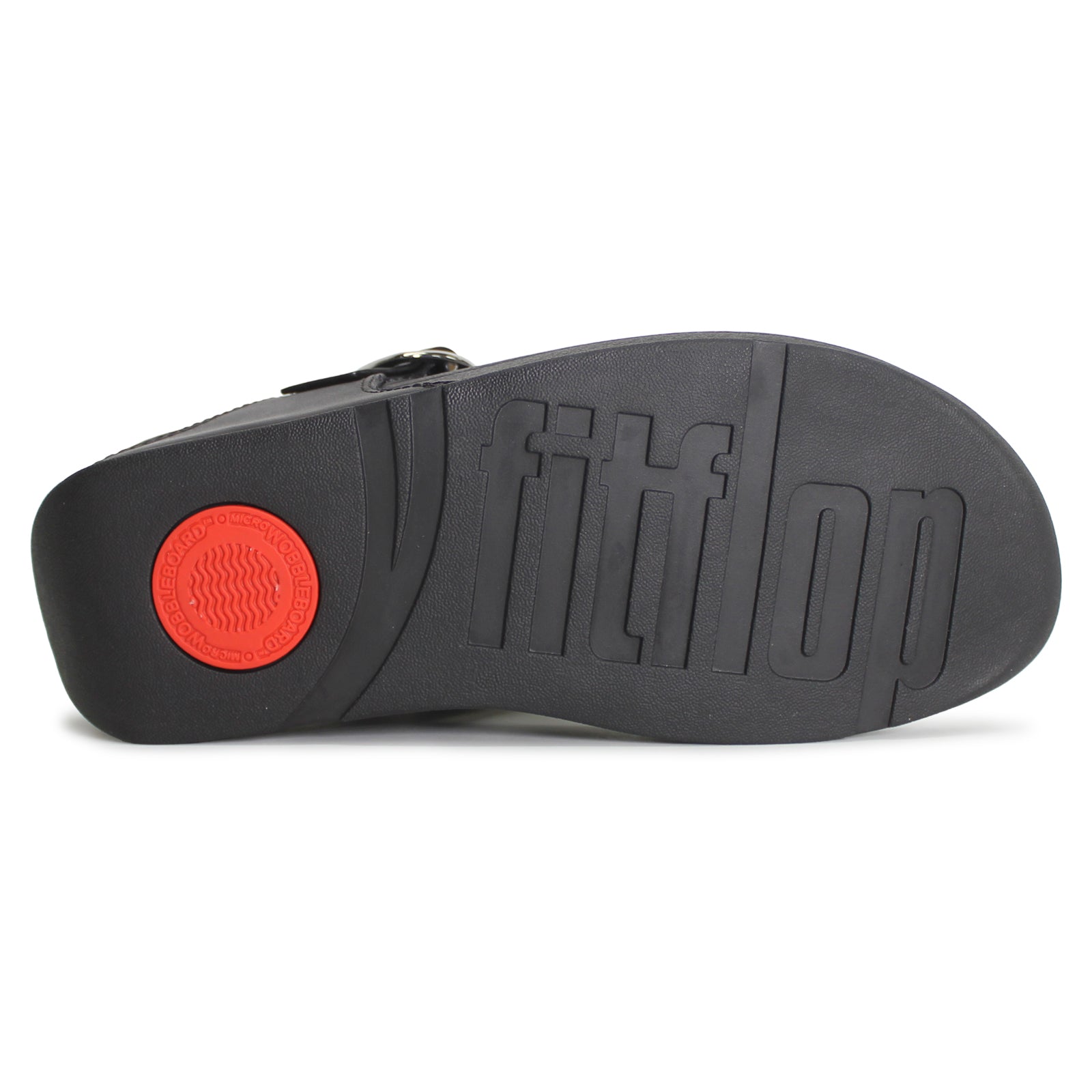 FitFlop Lulu Adjustable Toe Post Leather Womens Sandals#color_all black