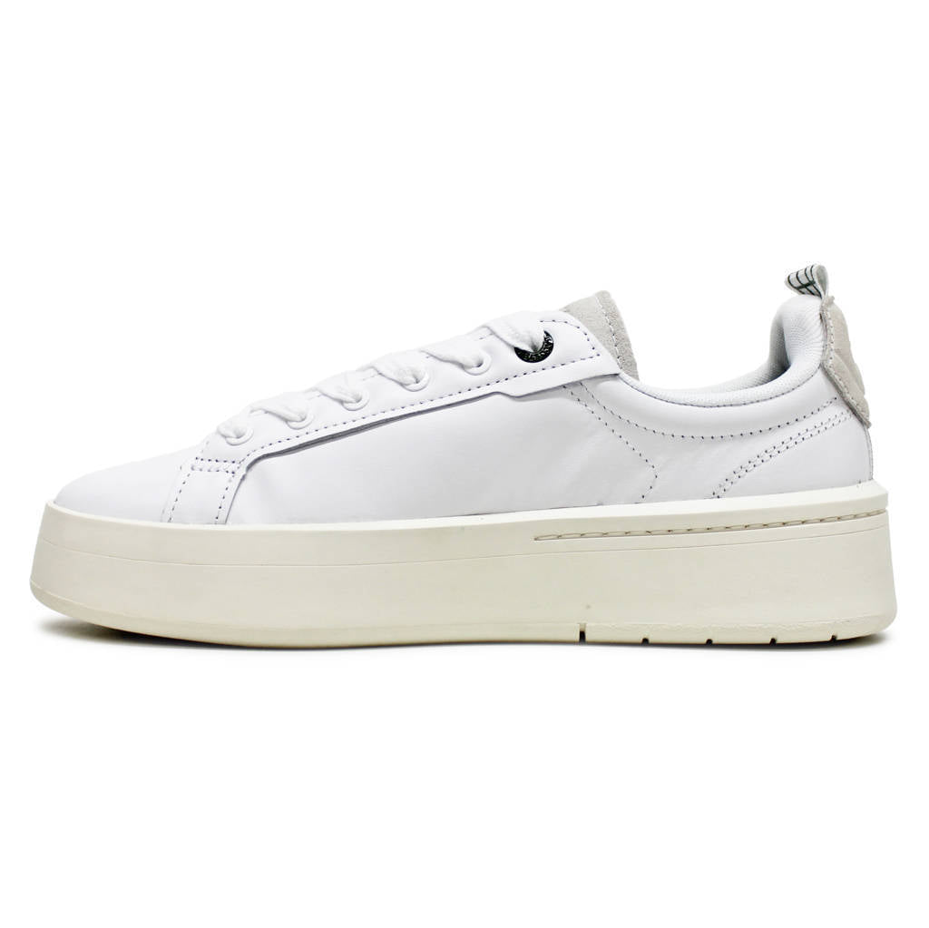 Lacoste Carnaby Platform Leather Womens Sneakers#color_white off white
