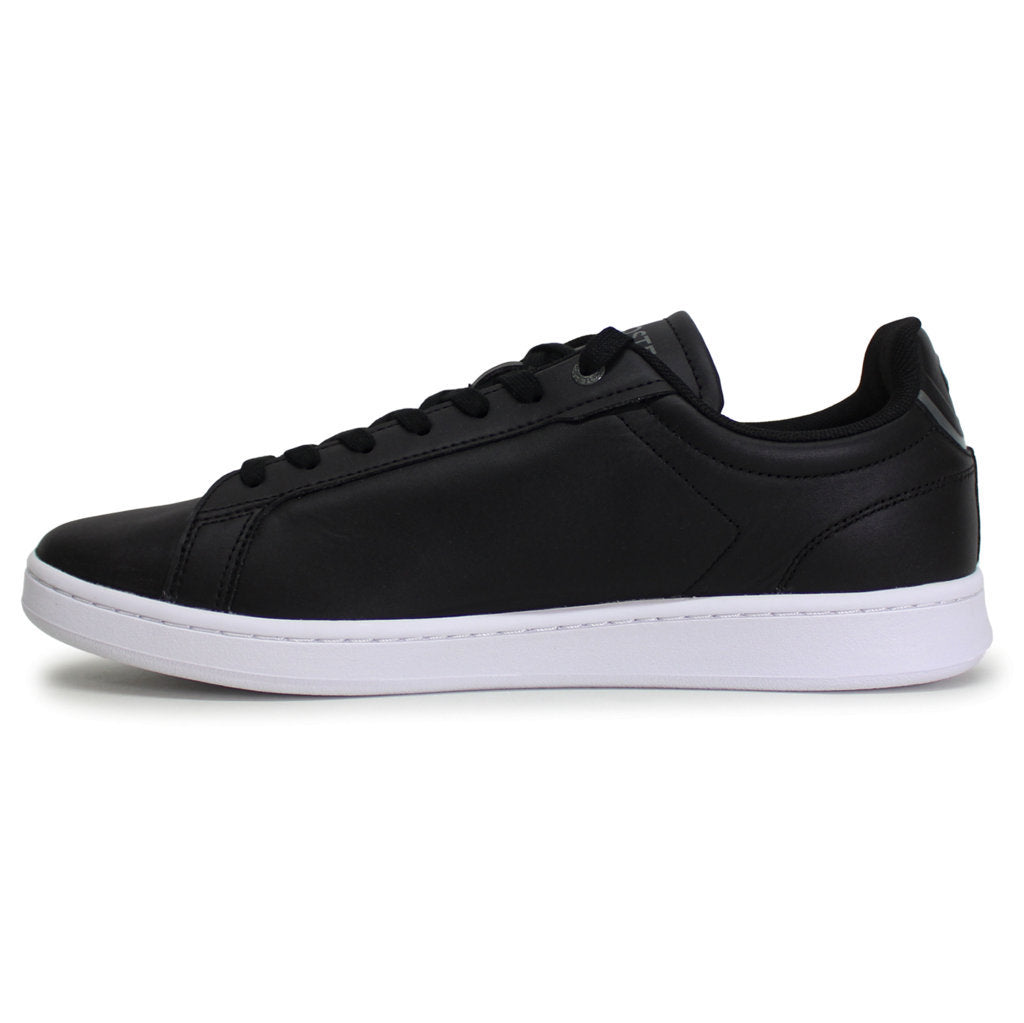 Lacoste Carnaby Pro BL Leather Synthetic Mens Trainers#color_black white