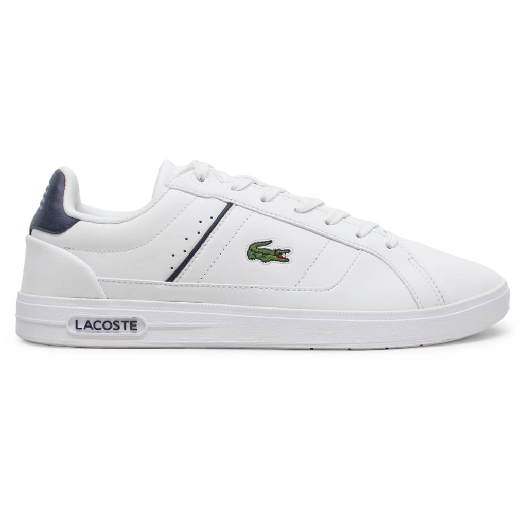 Lacoste Europa Pro Leather Synthetic Mens Sneakers#color_white navy
