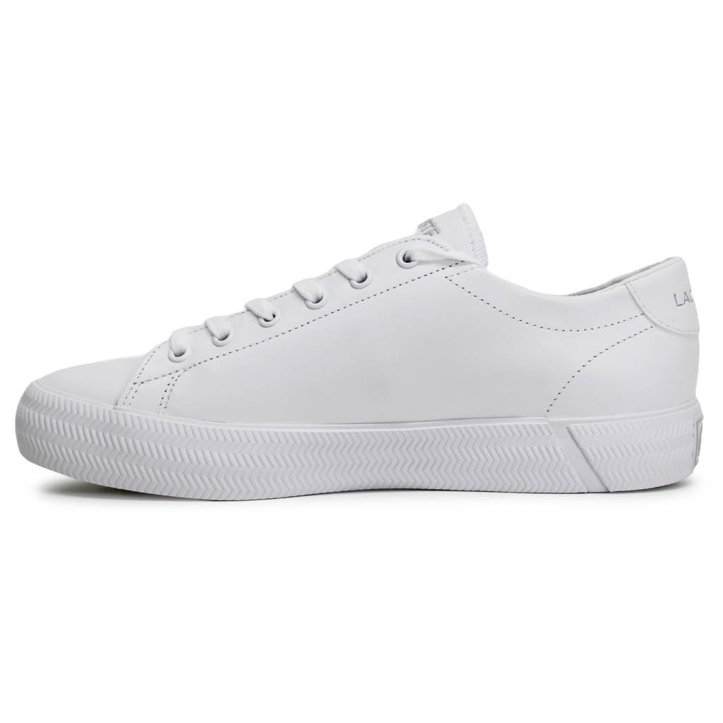 Lacoste Gripshot BL Leather Synthetic Womens Trainers#color_white white