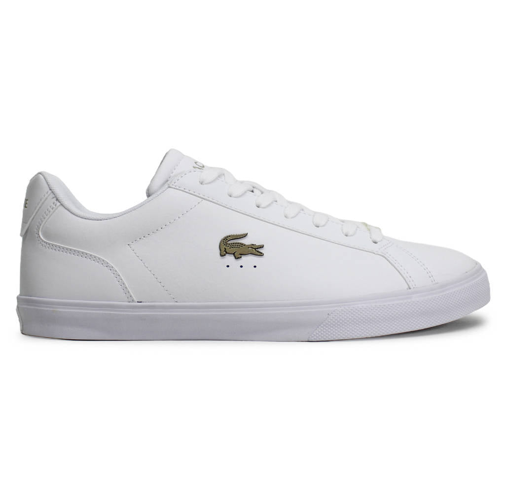 Lacoste Lerond Pro Leather Synthetic Mens Trainers#color_white white