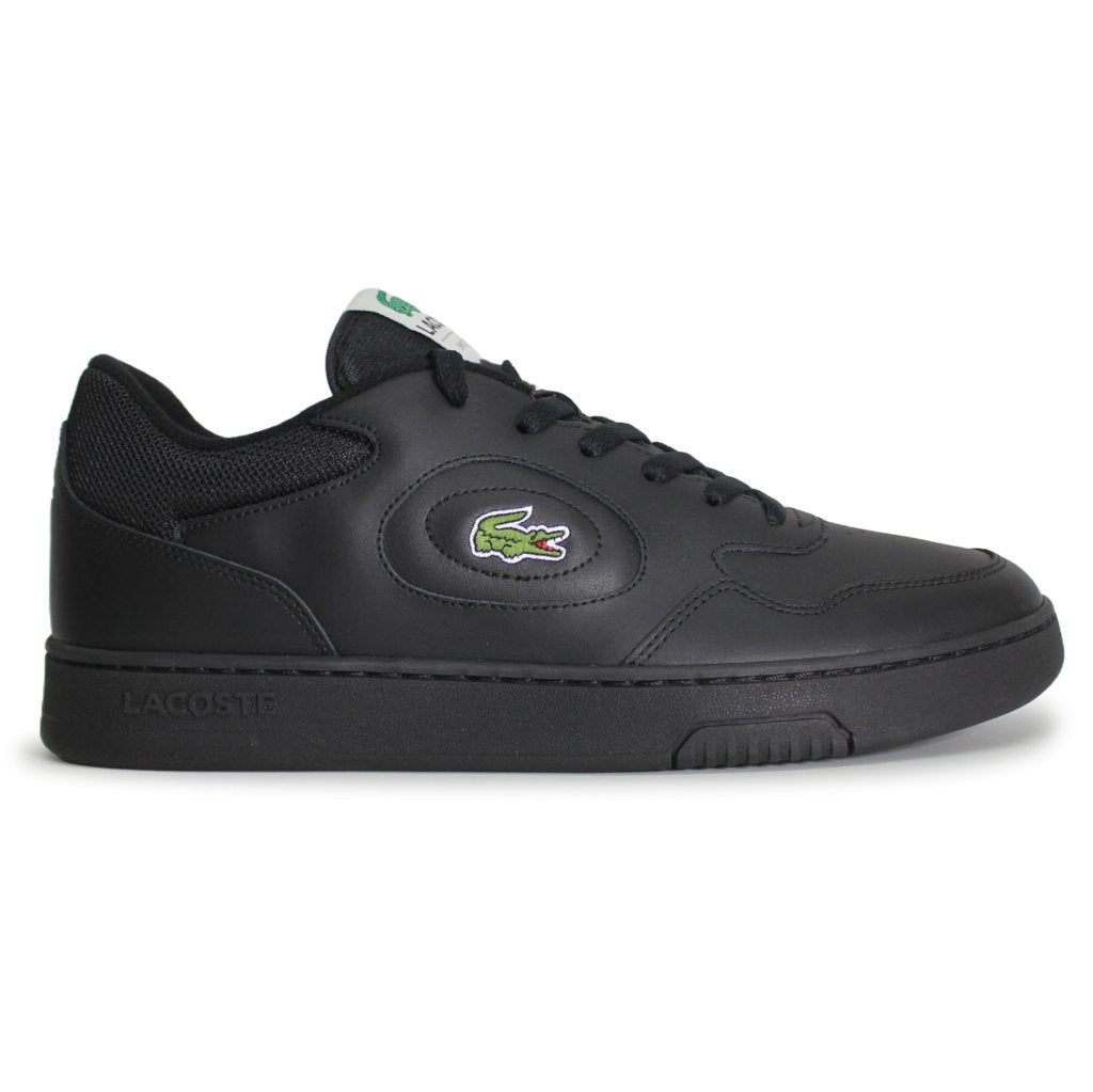 Lacoste Lineset Leather Mens Trainers#color_black black