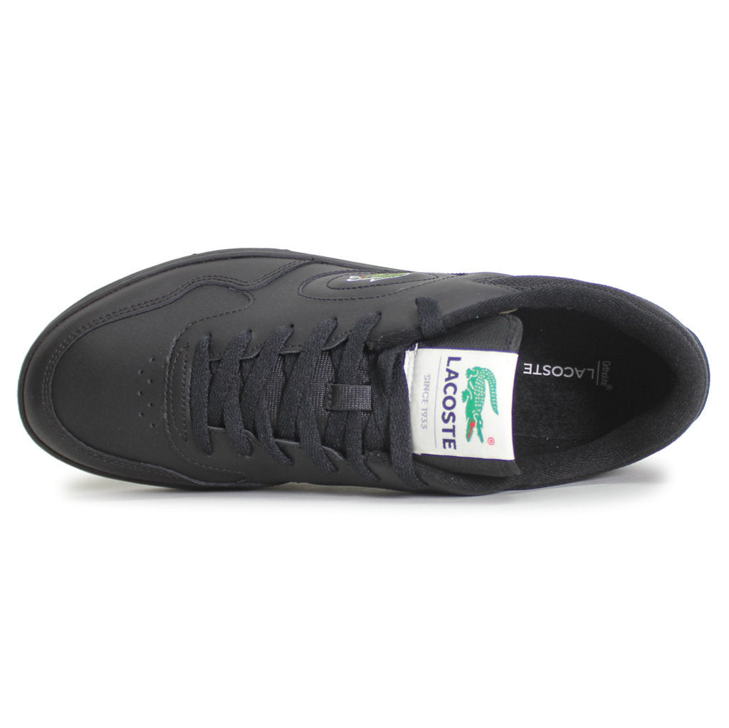 Lacoste Lineset Leather Mens Trainers#color_black black