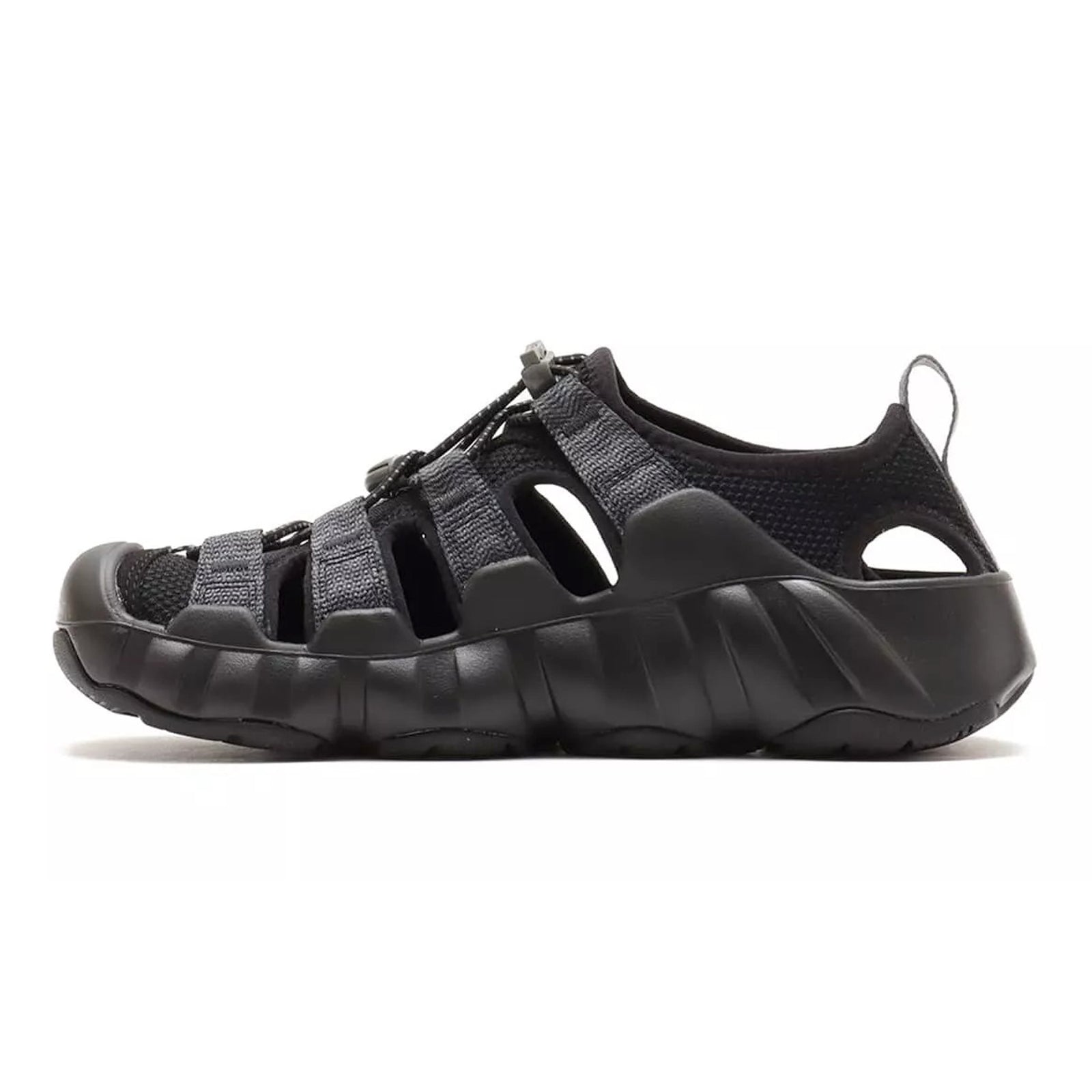 Keen Hyperport H2 Synthetic Textile Mens Sandals#color_black steel grey