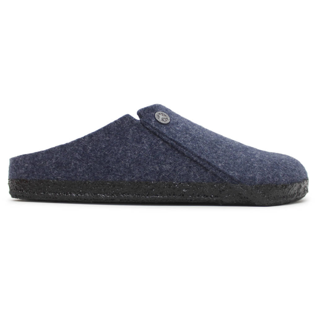 Birkenstock Zermatt Rivet Wool Felt Unisex Sandals#color_dark blue