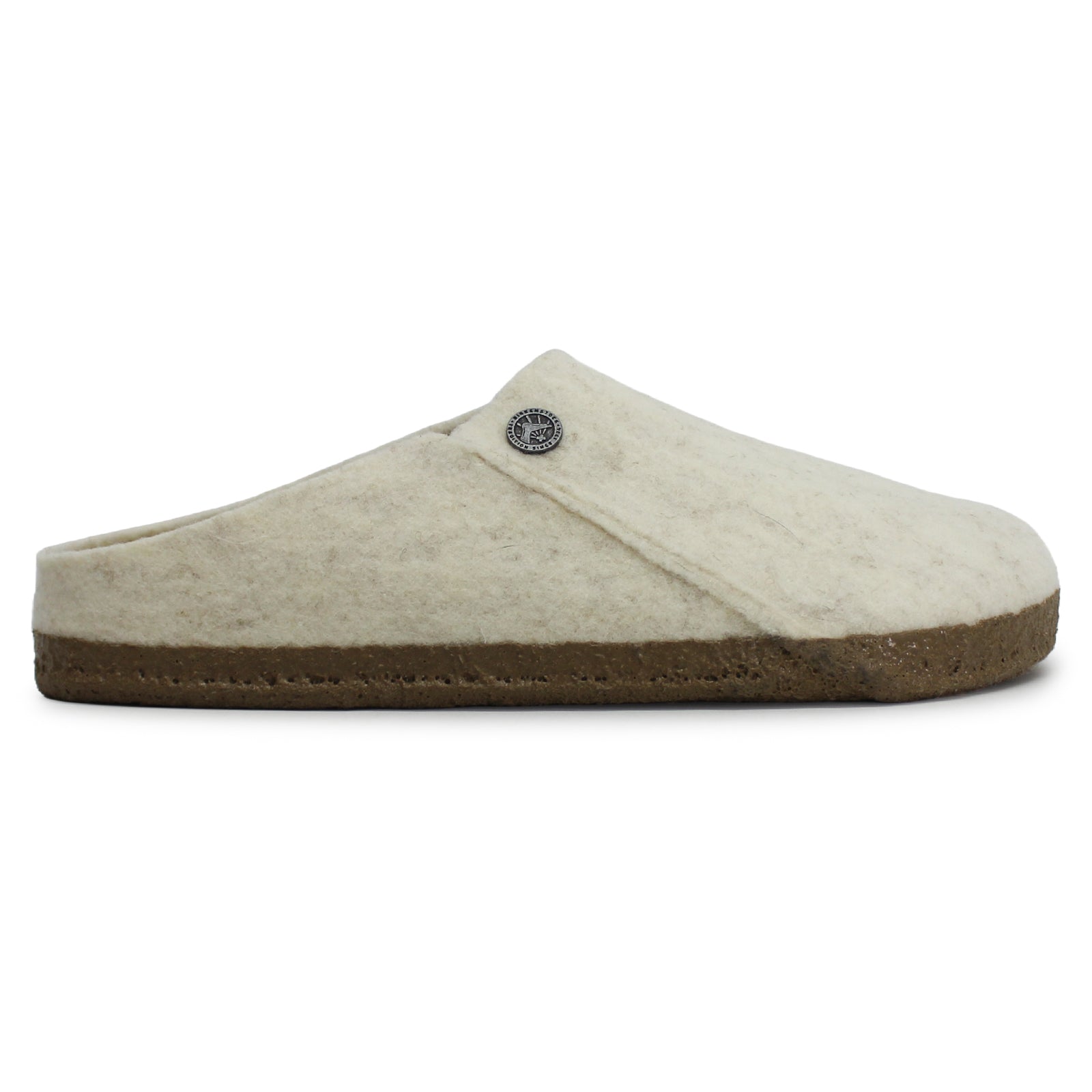 Birkenstock Zermatt Rivet 1023153 Wool Felt Unisex Sandals - Ecru - 38#color_ecru