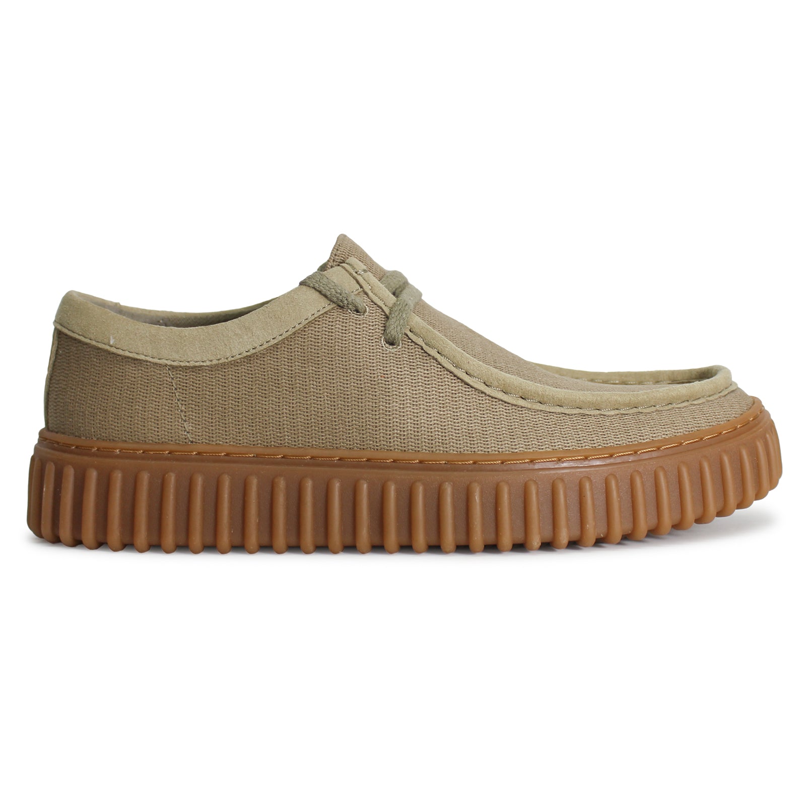 Clarks Torhill Lo Textile Mens Shoes#color_oakwood combi