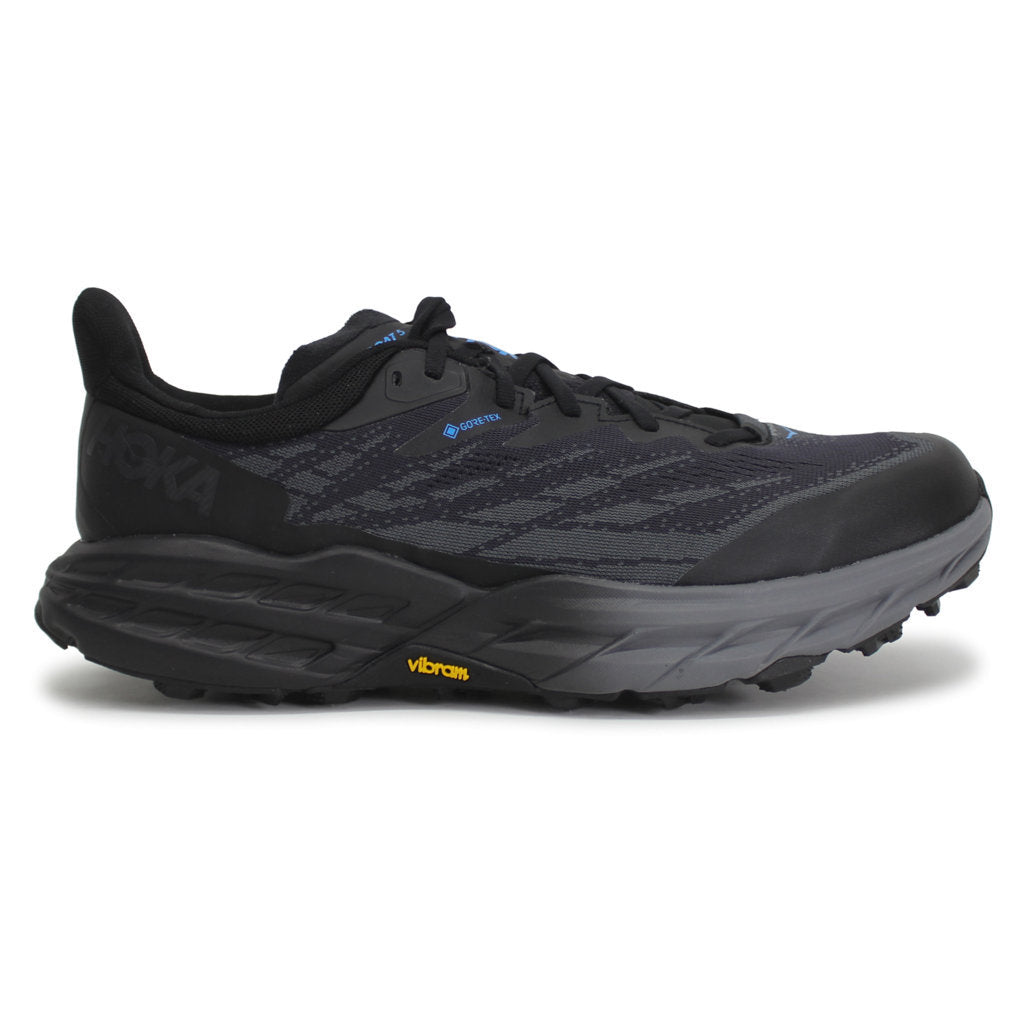 Hoka One One Speedgoat 5 GTX Spike Textile Synthetic Mens Trainers#color_black black