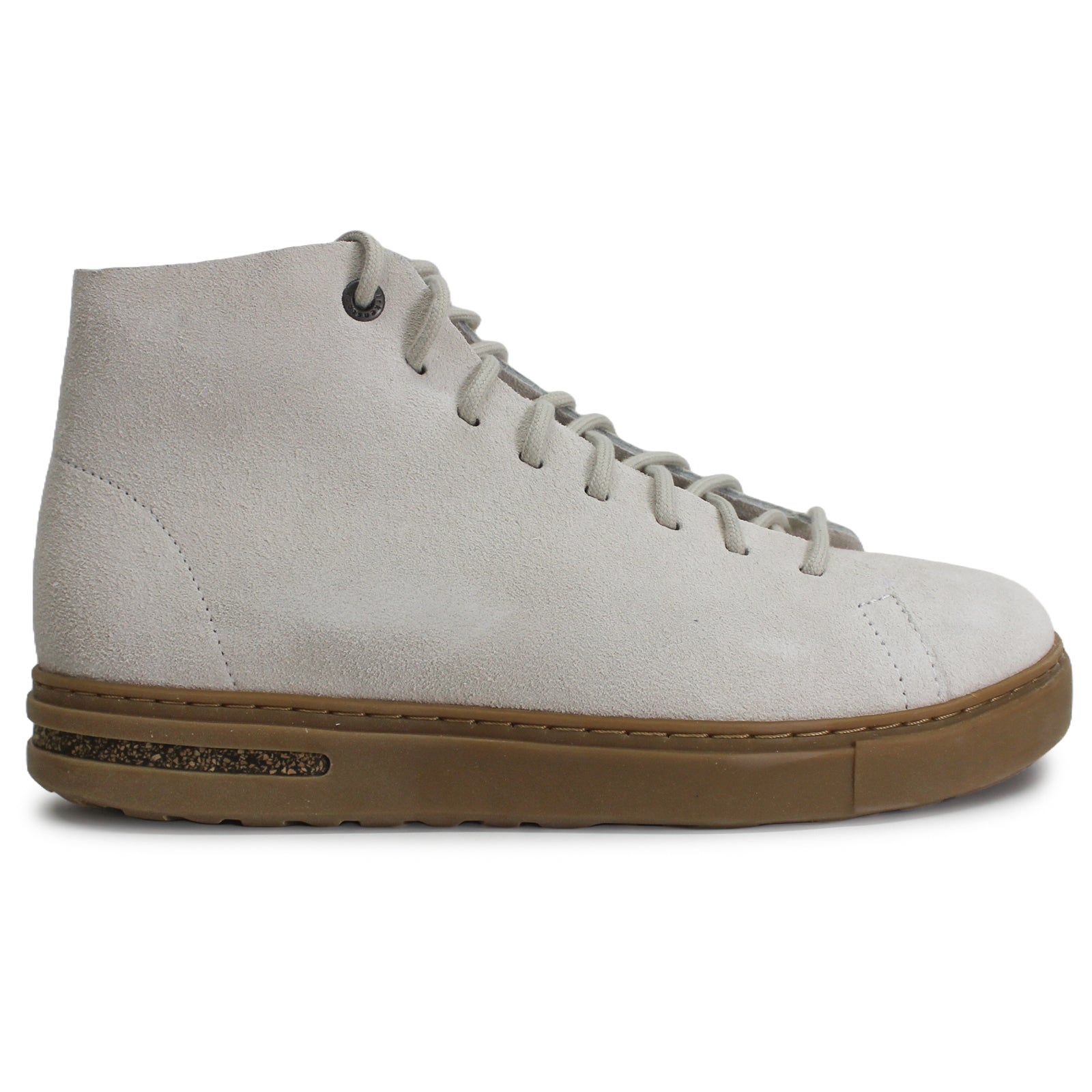 Birkenstock Bend Mid Decon 1027518 Nubuck Leather Unisex Trainers - Antique White - 38#color_antique white