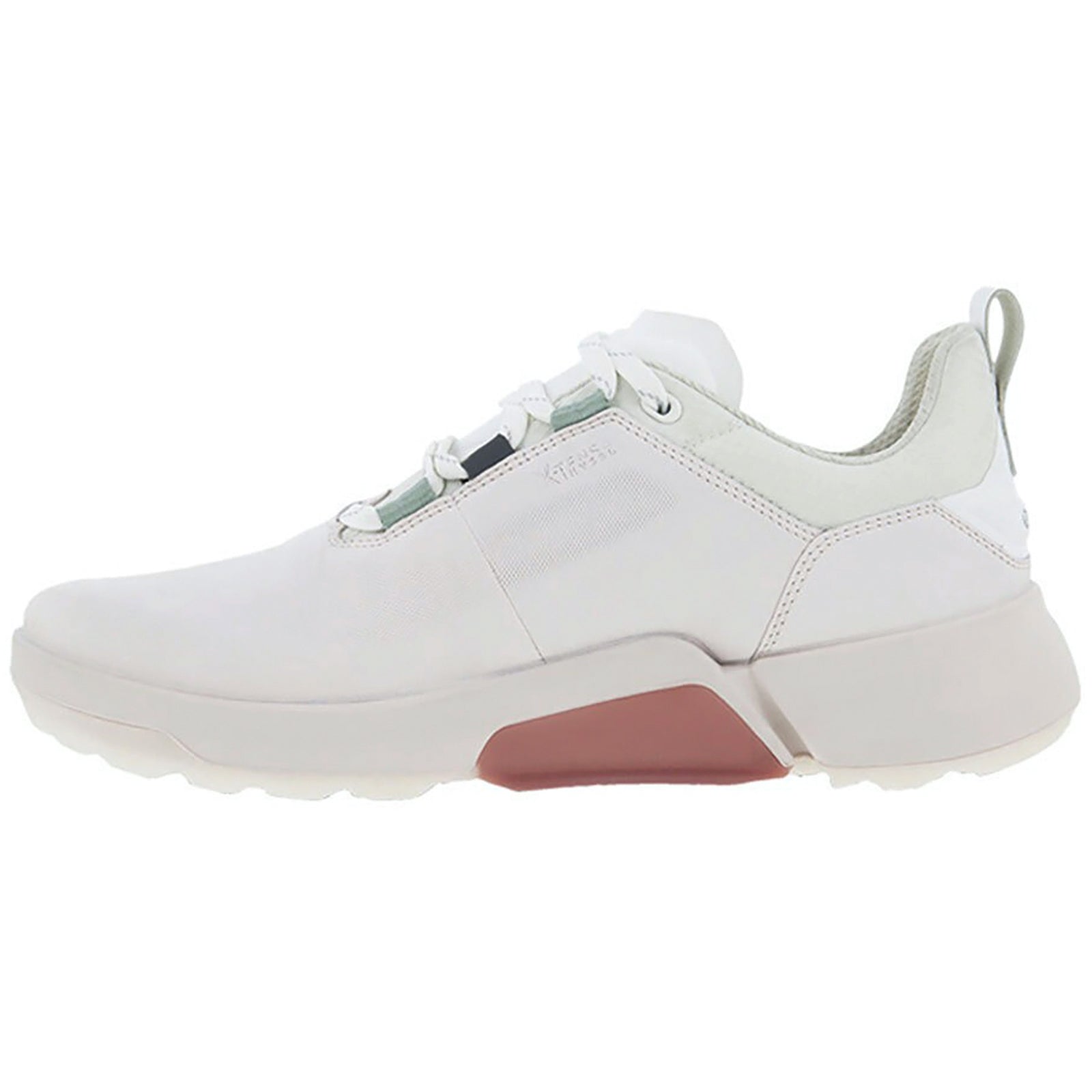 Ecco Golf Biom H4 108603 Leather Womens Trainers#color_delicacy shadow white