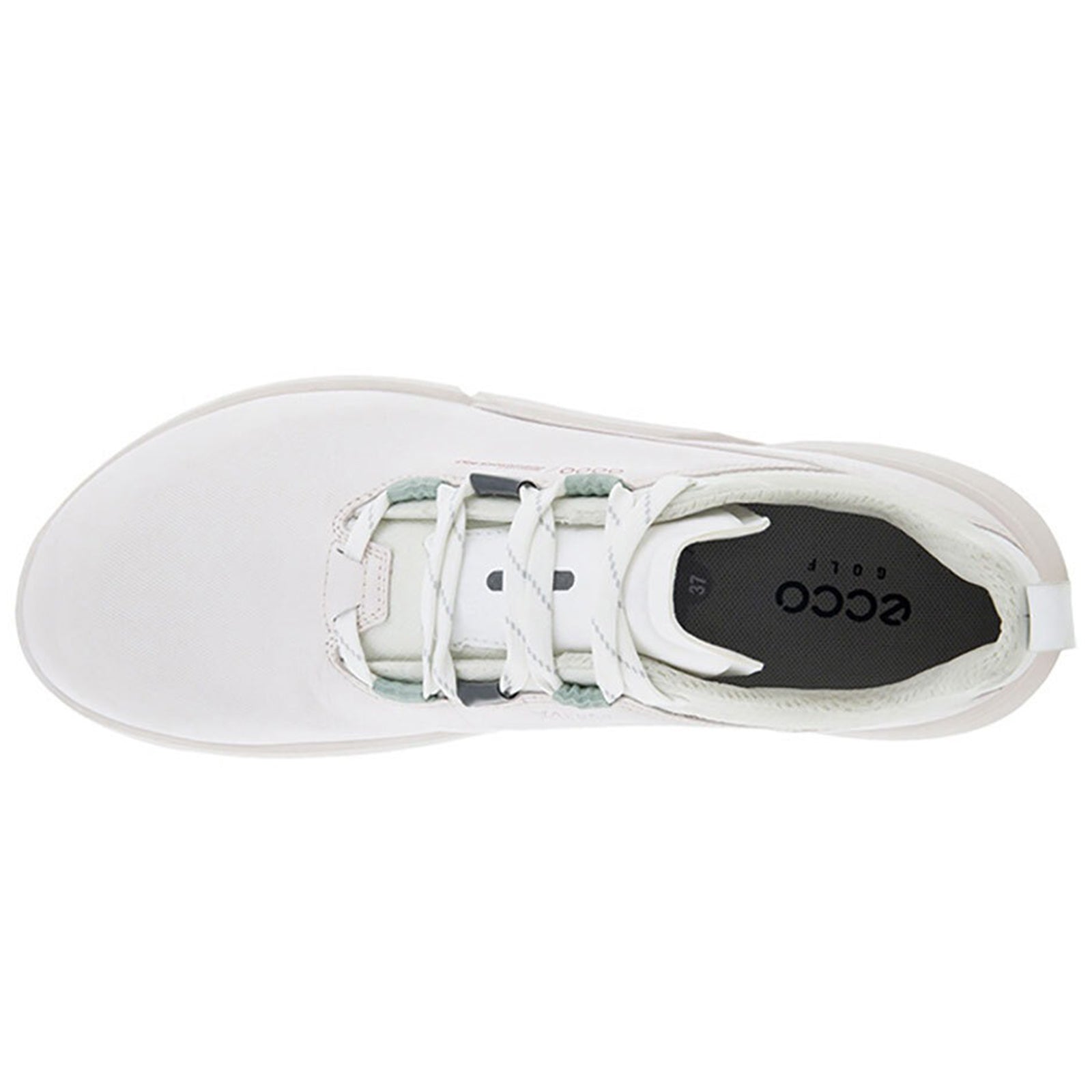 Ecco Golf Biom H4 108603 Leather Womens Trainers#color_delicacy shadow white