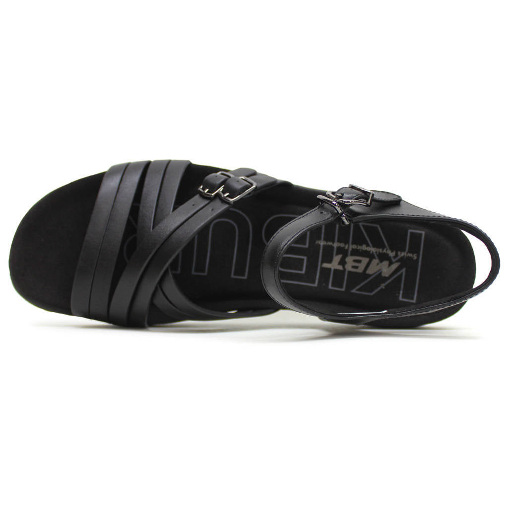 MBT Sae Nappa Leather Womens Sandals#color_black black