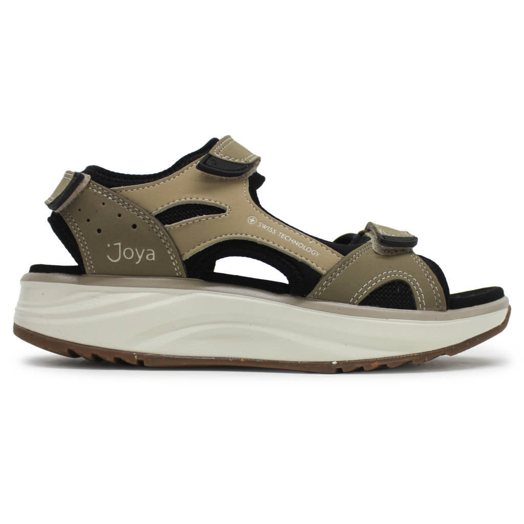 Joya Komodo Leather Textile Womens Sandals#color_beige