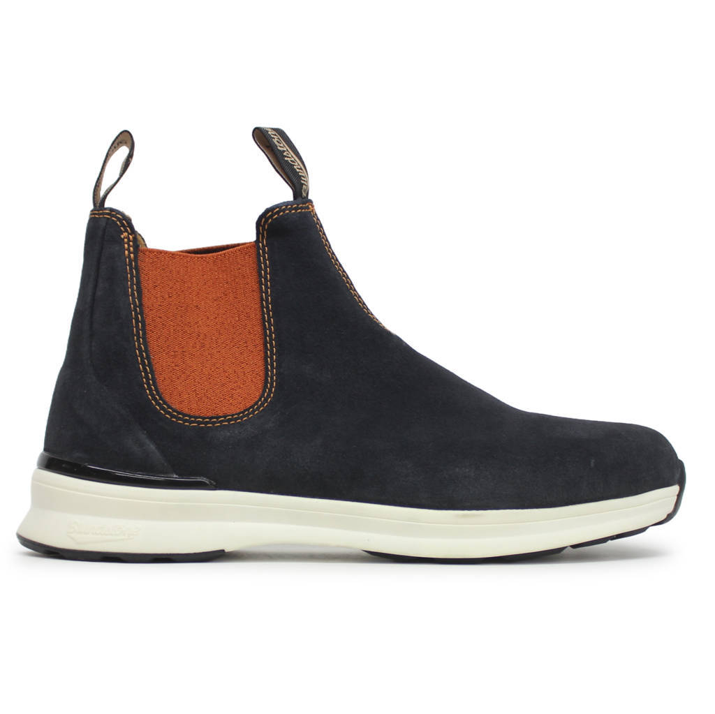 Blundstone 2147 Suede Unisex Boots#color_navy burnt orange