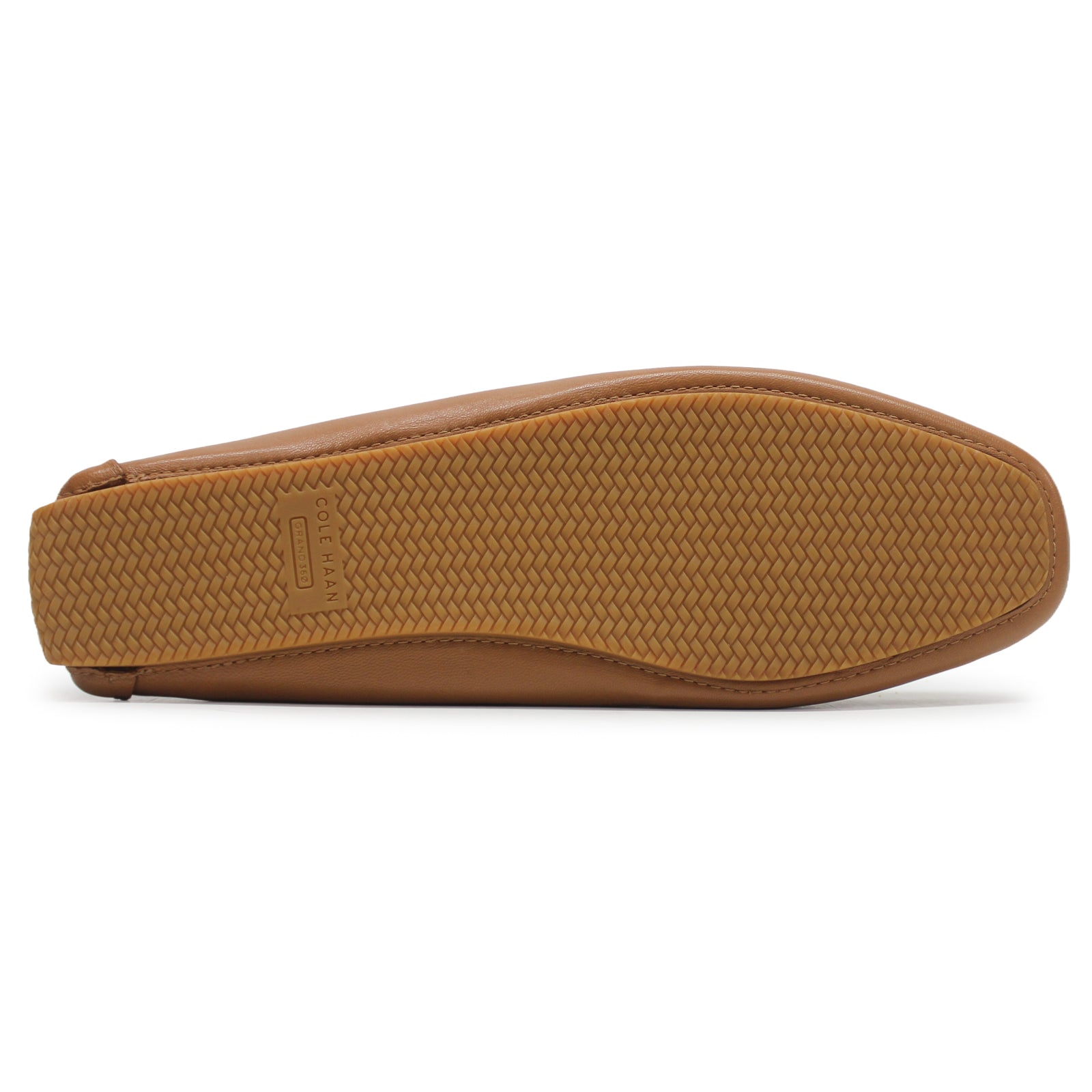 Cole Haan Bellport Bow Driver Leather Womens Shoes#color_pecan