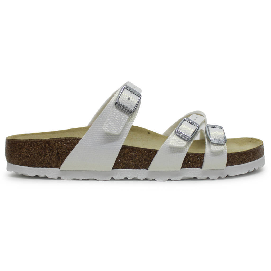 Birkenstock Franca Birko-Flor Unisex Sandals#color_shiny lizard white