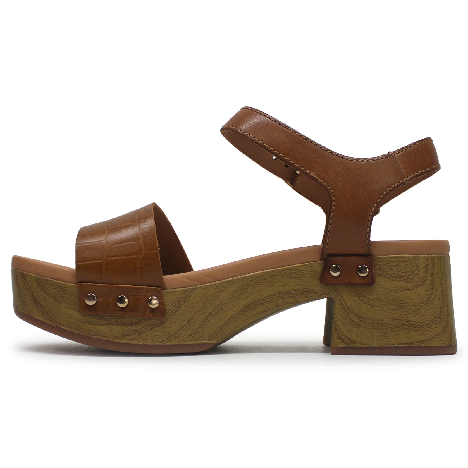 Clarks Sivanne Bay Leather Womens Sandals#color_tan interest