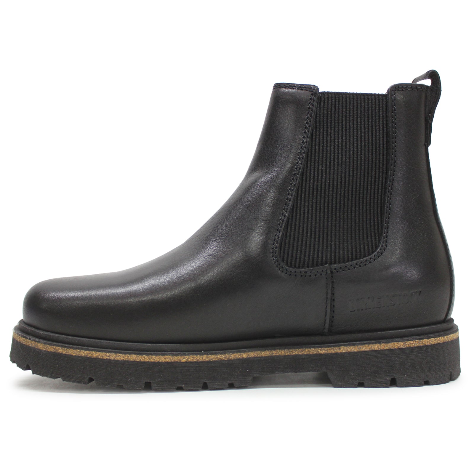 Birkenstock Highwood Slip On Mid 1025781 Natural Leather Womens Boots - Black - N - 39#color_black