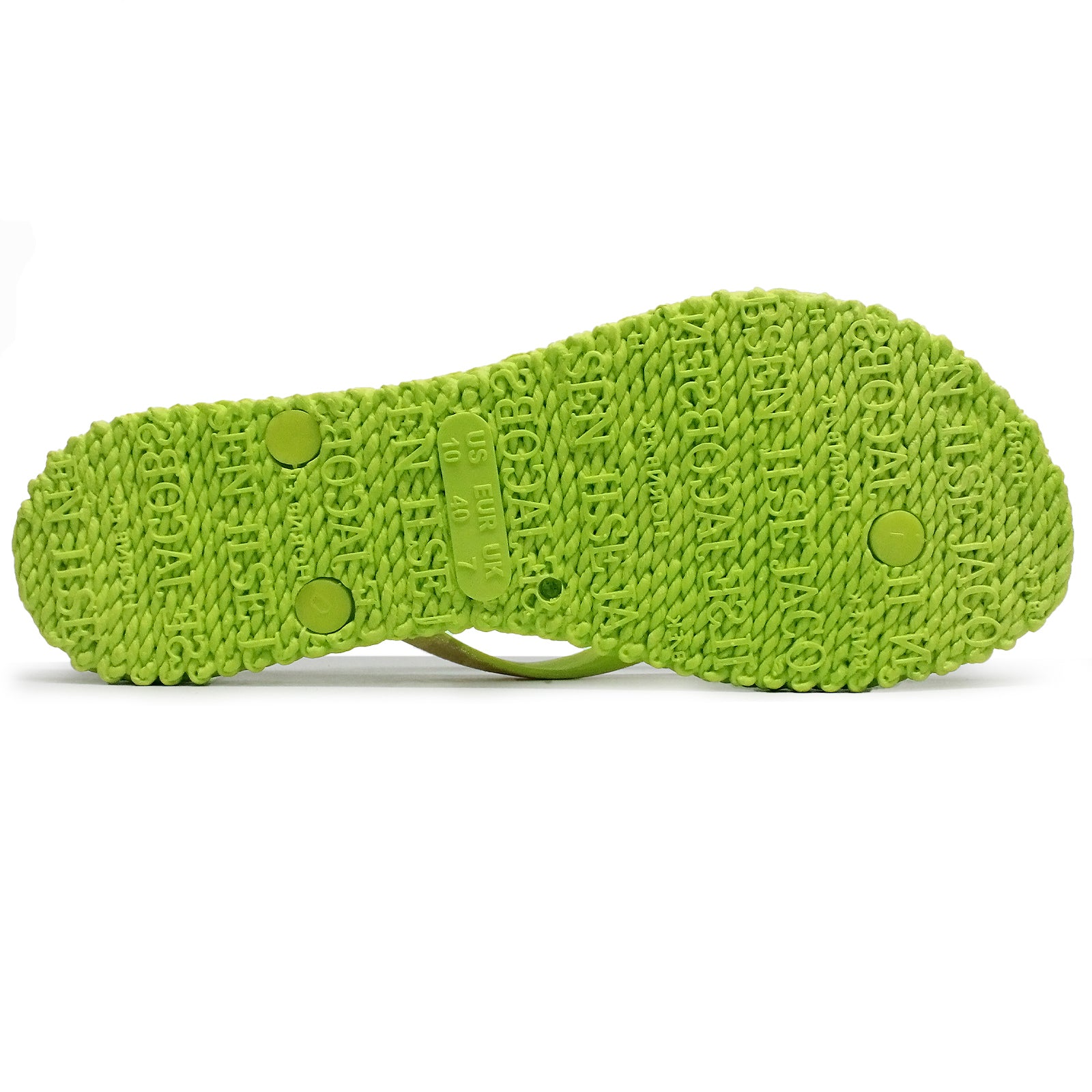 Ilse Jacobsen Cheerful 01 Rubber Womens Sandals#color_lime