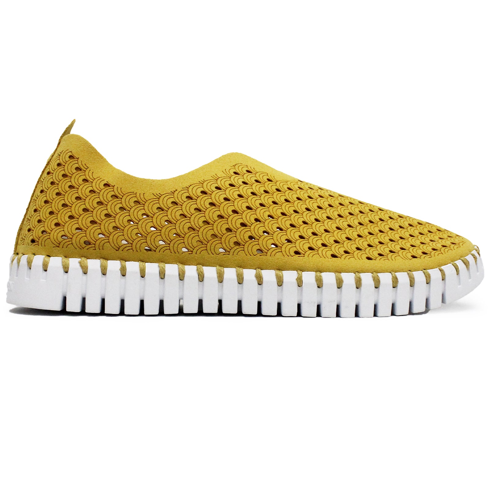 Ilse Jacobsen Tulip 139 Textile Womens Shoes#color_golden rod