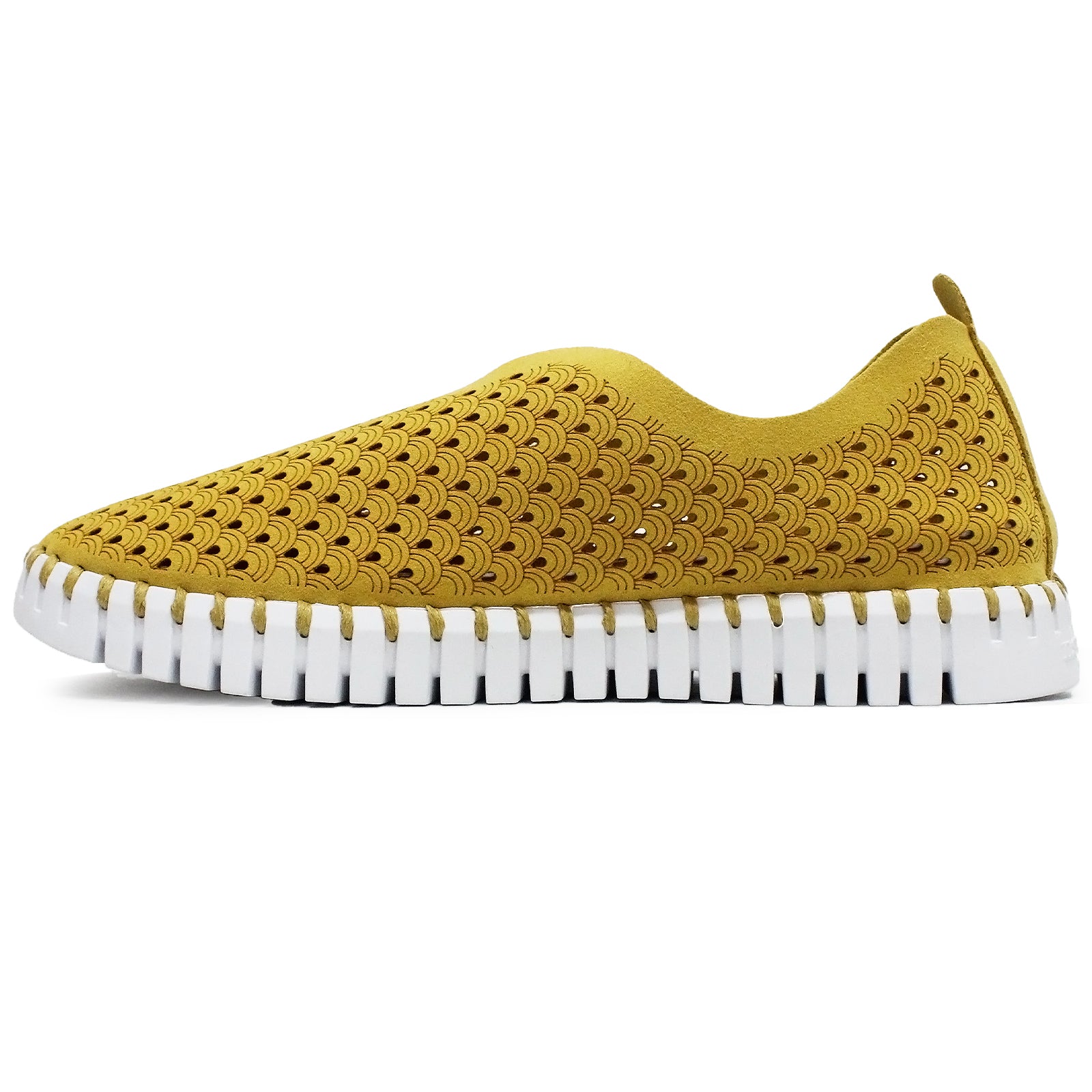 Ilse Jacobsen Tulip 139 Textile Womens Shoes#color_golden rod