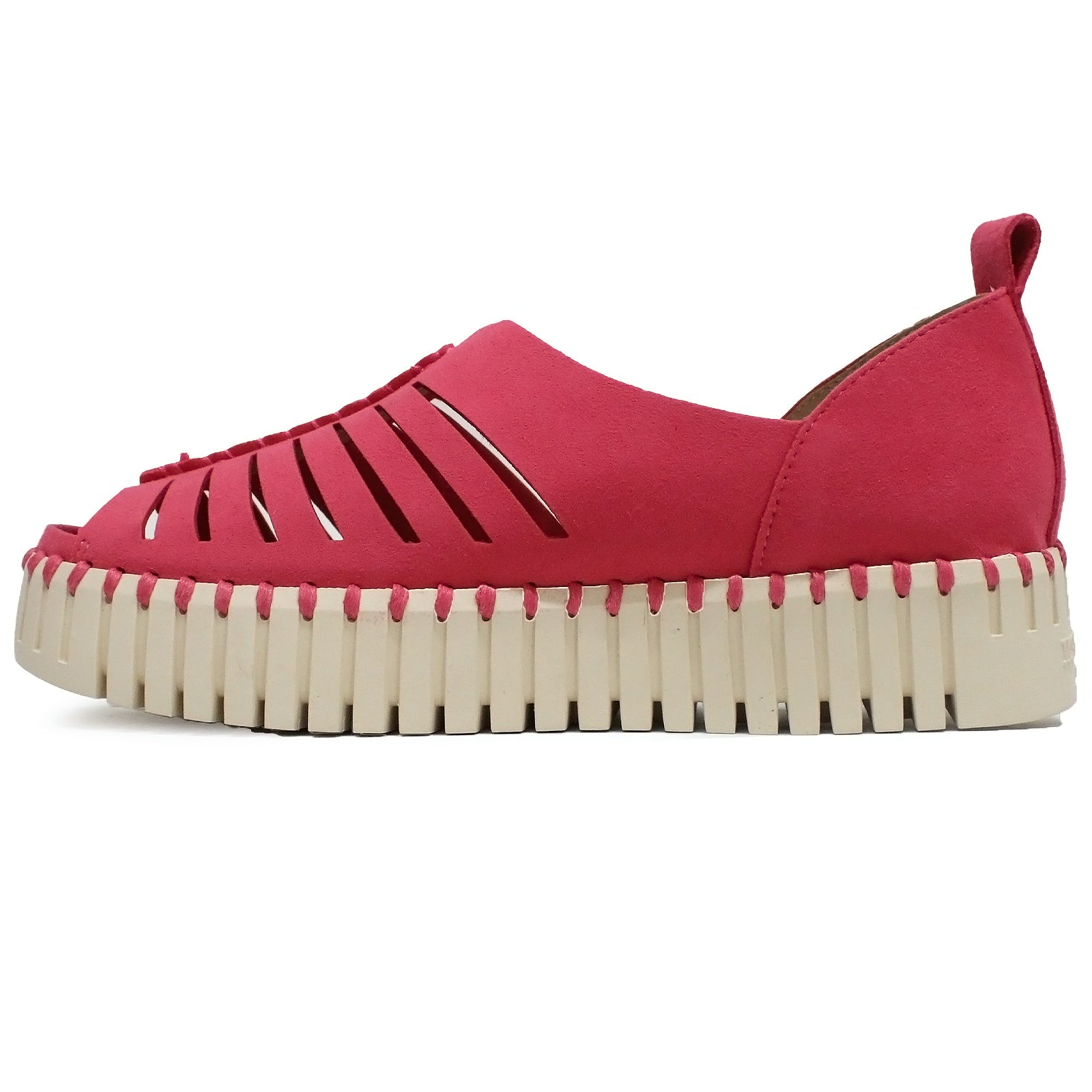 Ilse Jacobsen Tulip 9376 Textile Womens Sandals#color_viva magenta
