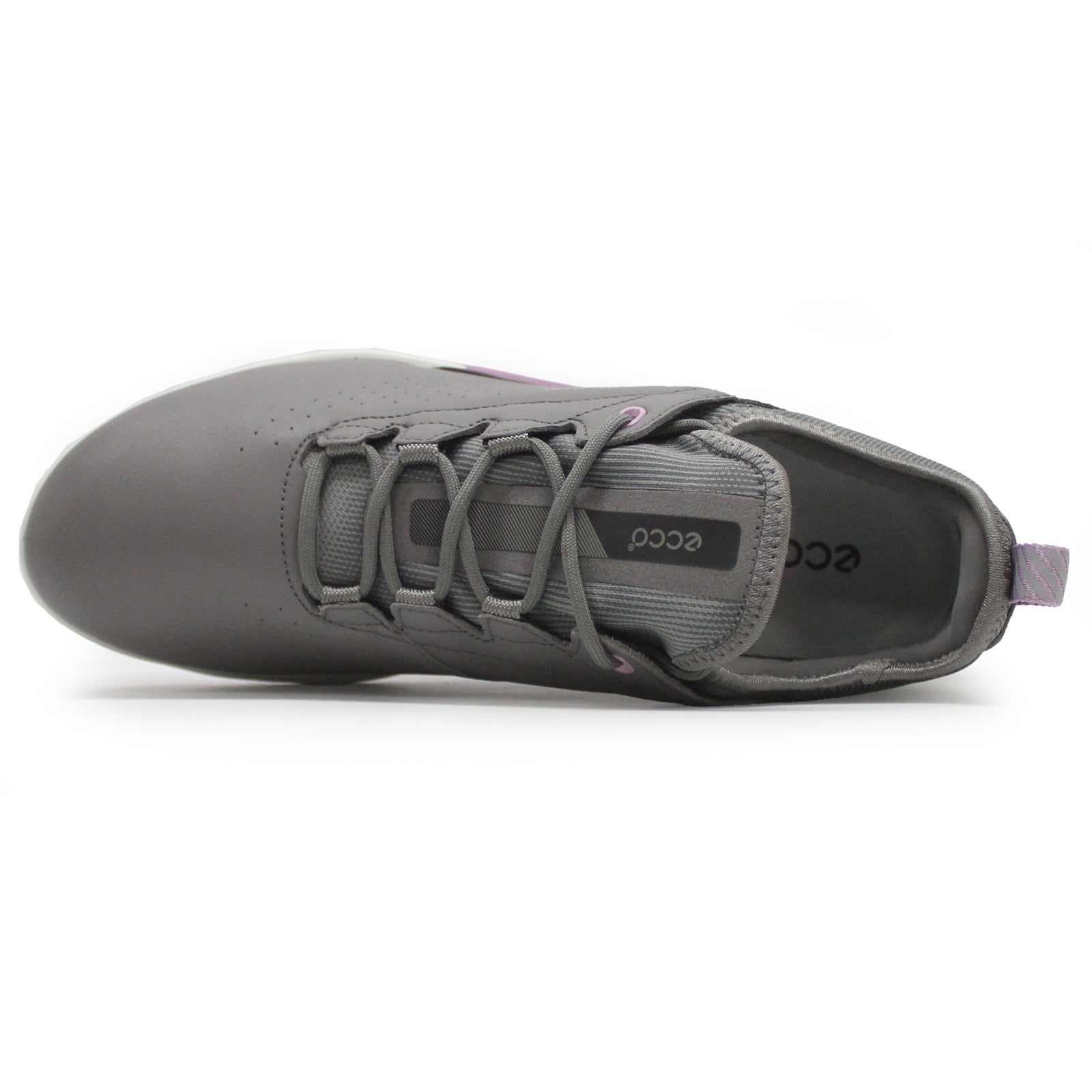 Ecco Golf Biom C4 Leather Textile Womens Trainers#color_steel lavender mist