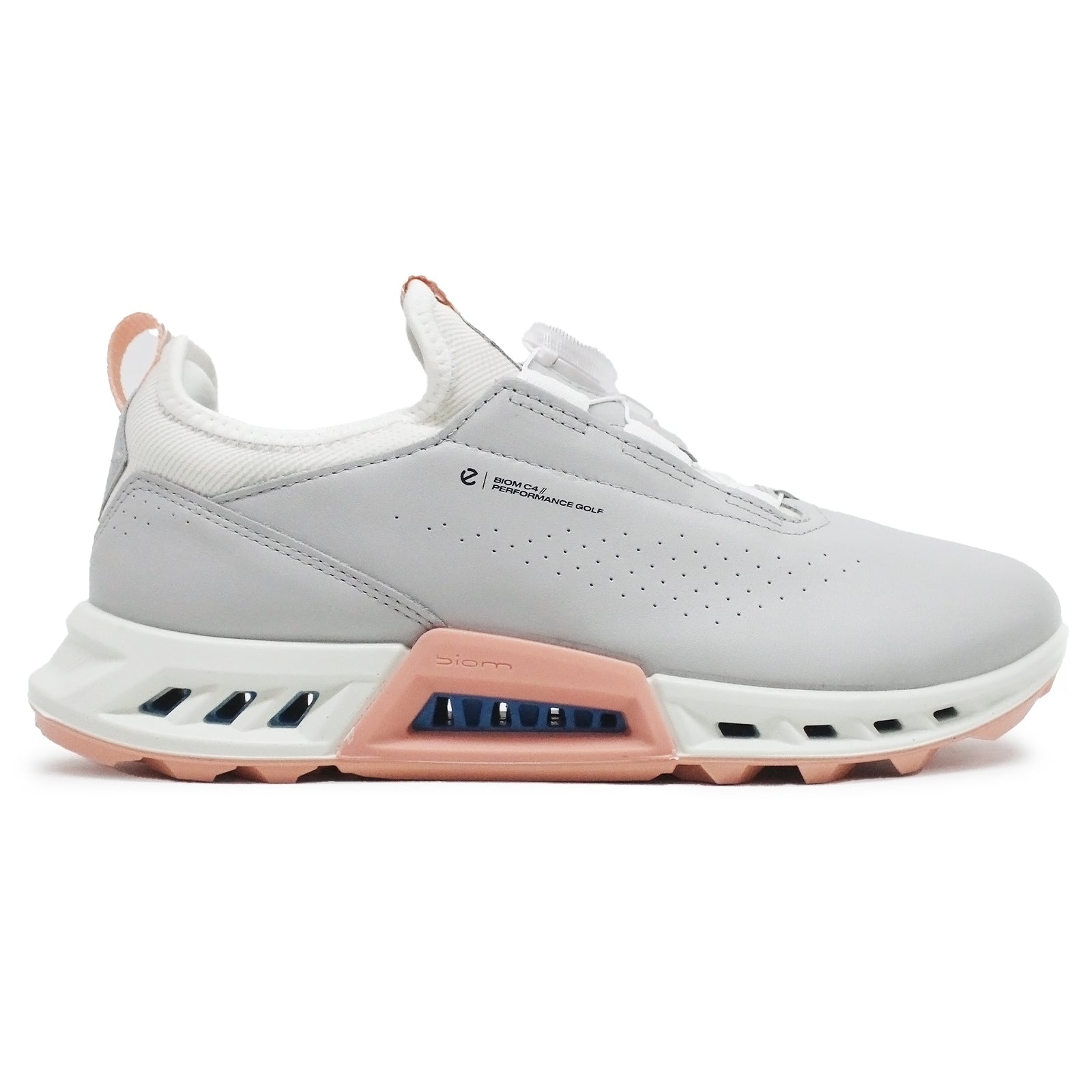 Ecco Golf Biom C4 130913 Leather Textile Womens Trainers#color_concrete