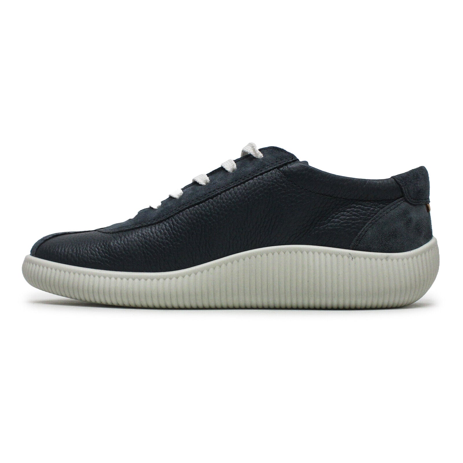 Ecco Soft Zero Leather Mens Trainers#color_marine