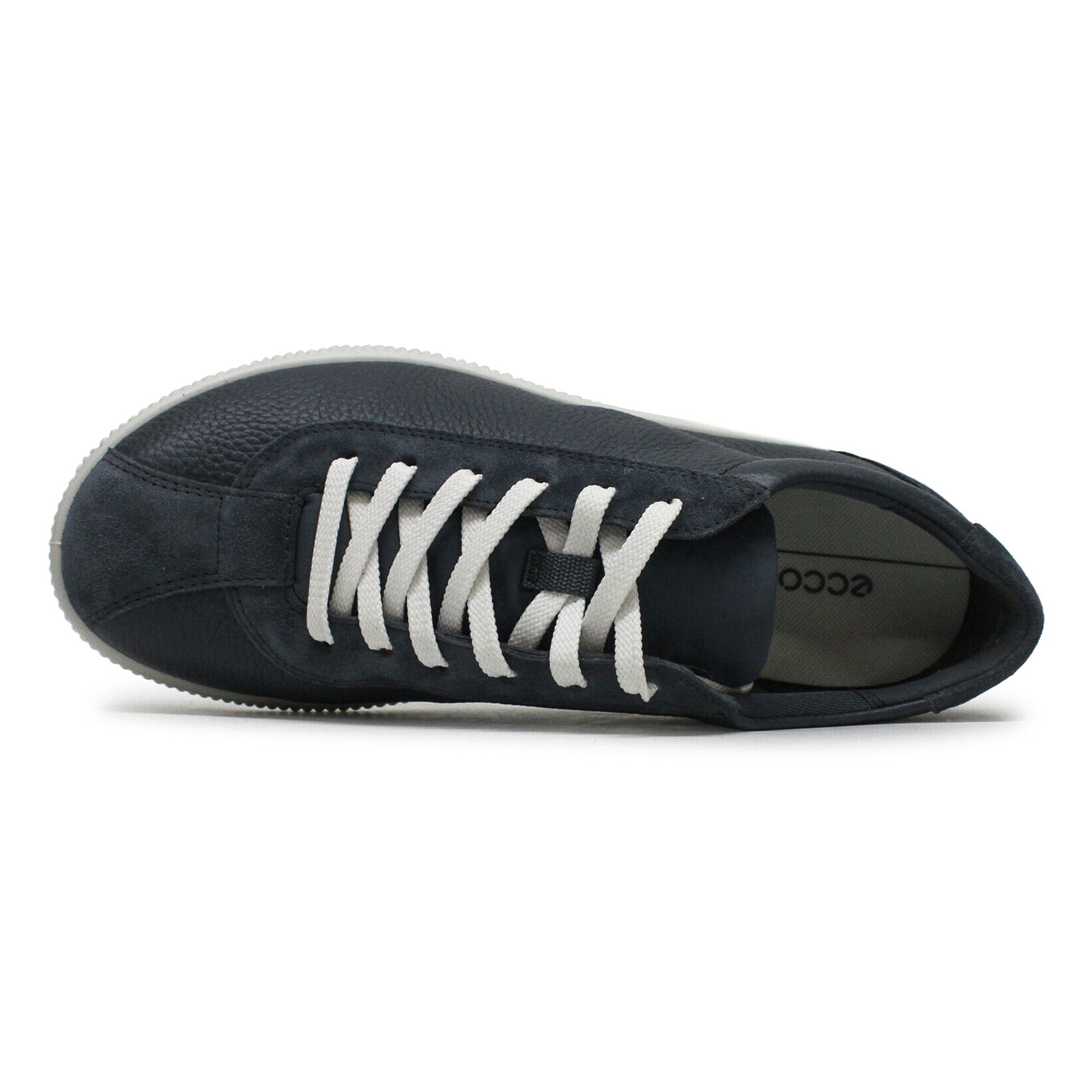 Ecco Soft Zero Leather Mens Trainers#color_marine
