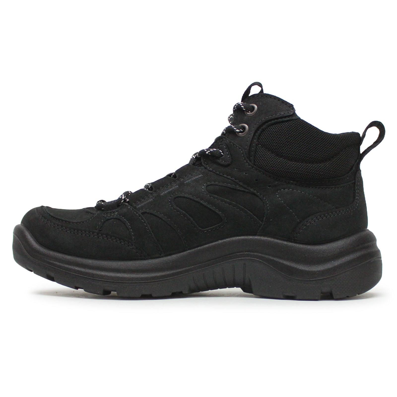 Ecco Offroad 822413 Nubuck Textile Womens Boots#color_black black