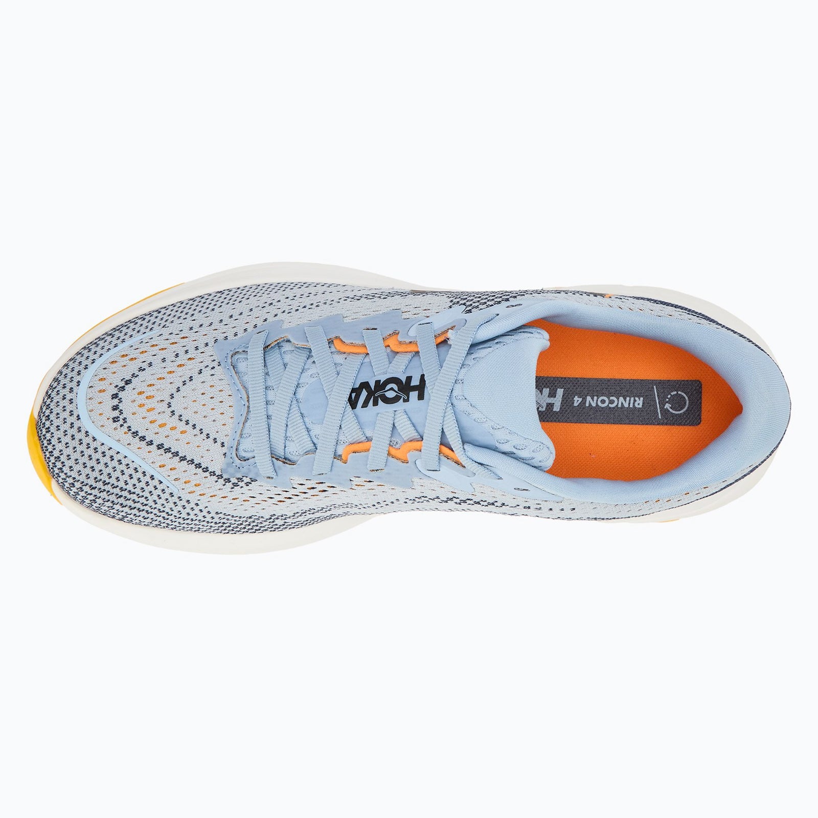 Hoka Rincon 4 Synthetic Textile Mens Trainers#color_drizzle nautical dusk