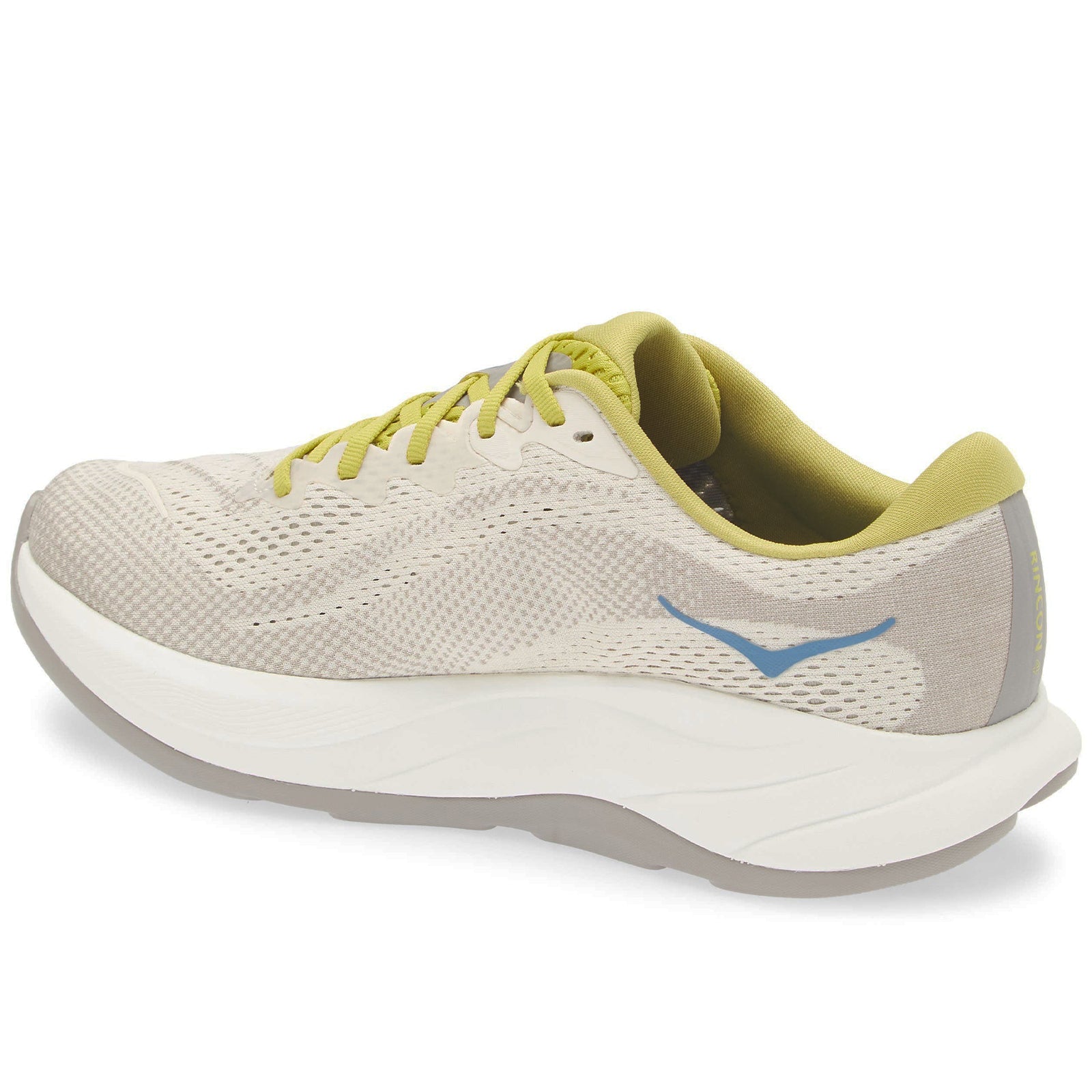Hoka Rincon 4 Synthetic Textile Mens Trainers#color_birch cement