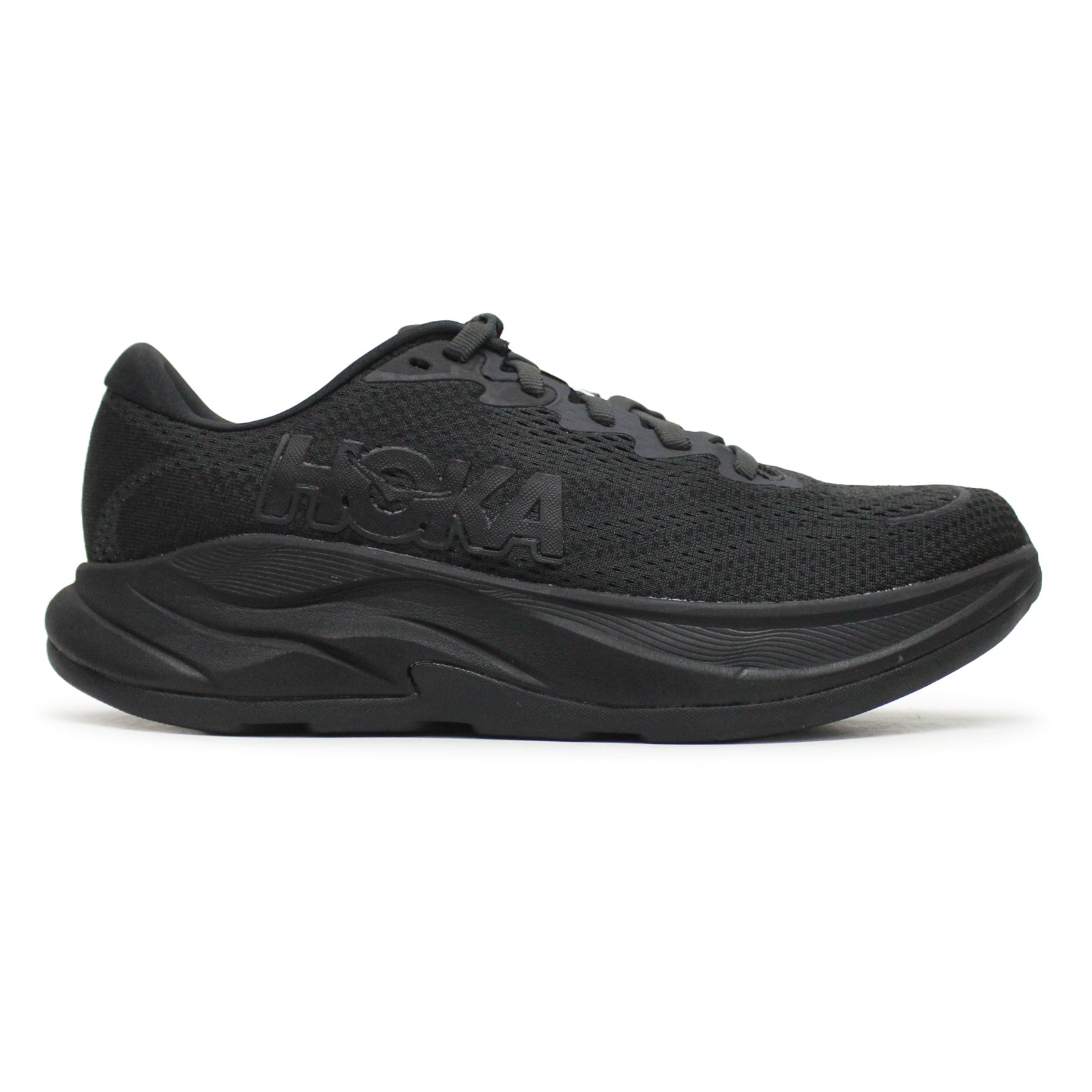 Hoka Rincon 4 Synthetic Textile Women's Running Shoes#color_black black