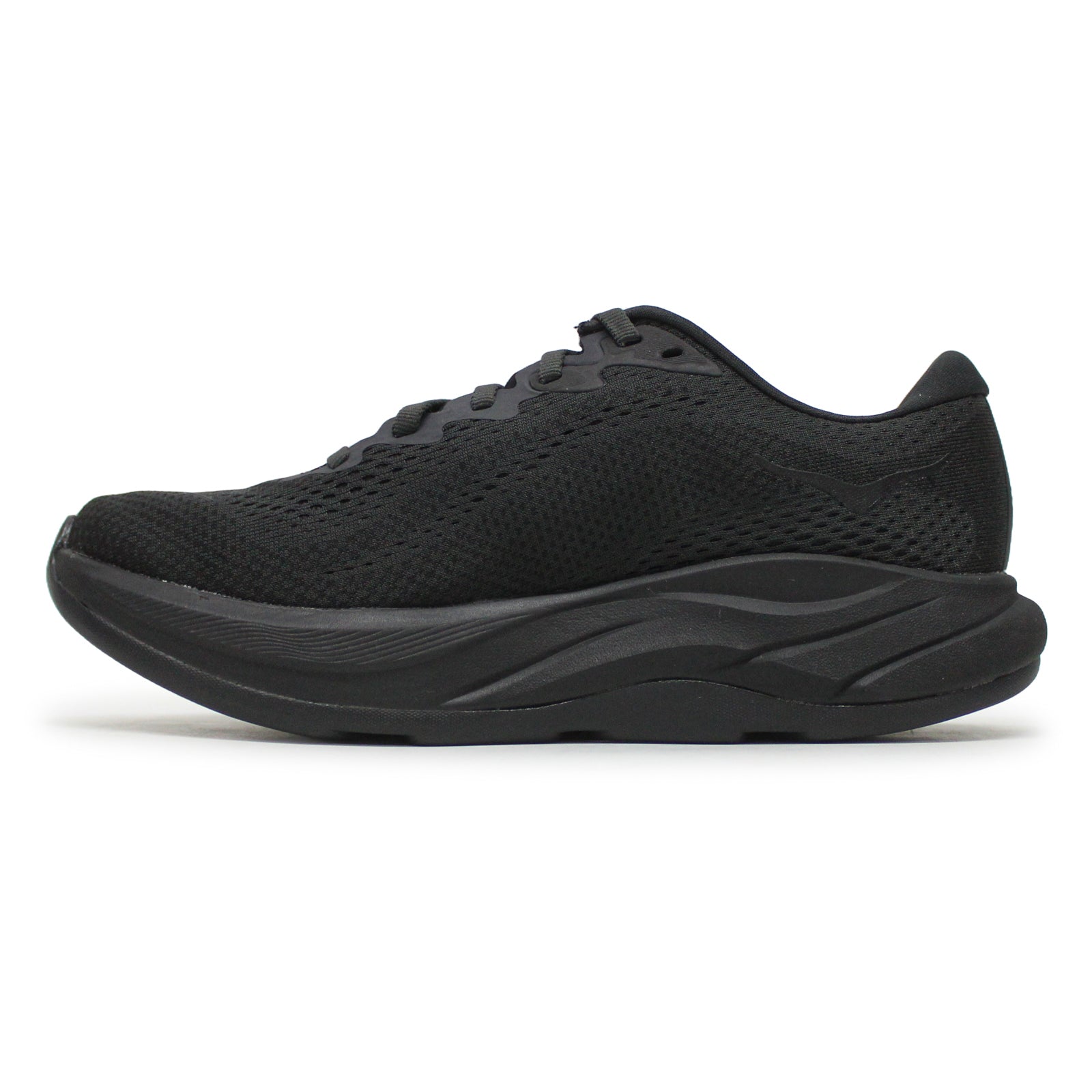 Hoka Rincon 4 Synthetic Textile Women's Running Shoes#color_black black