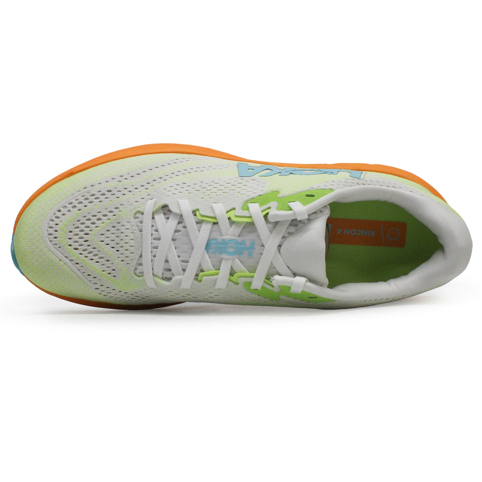 Hoka Rincon 4 Synthetic Textile Womens Trainers#color_frost lettuce