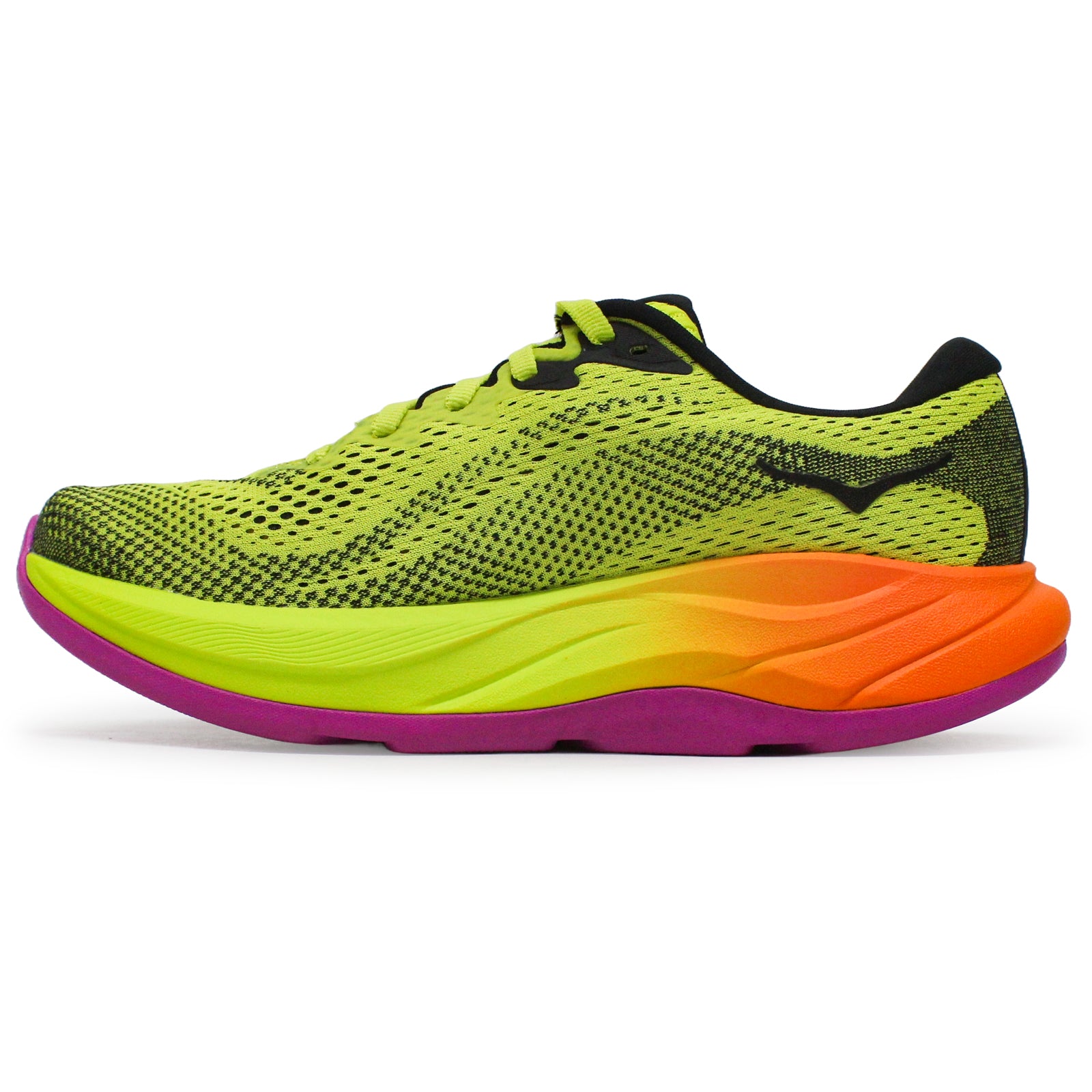 Hoka Rincon 4 Synthetic Textile Women's Running Shoes#color_hoka citrus black