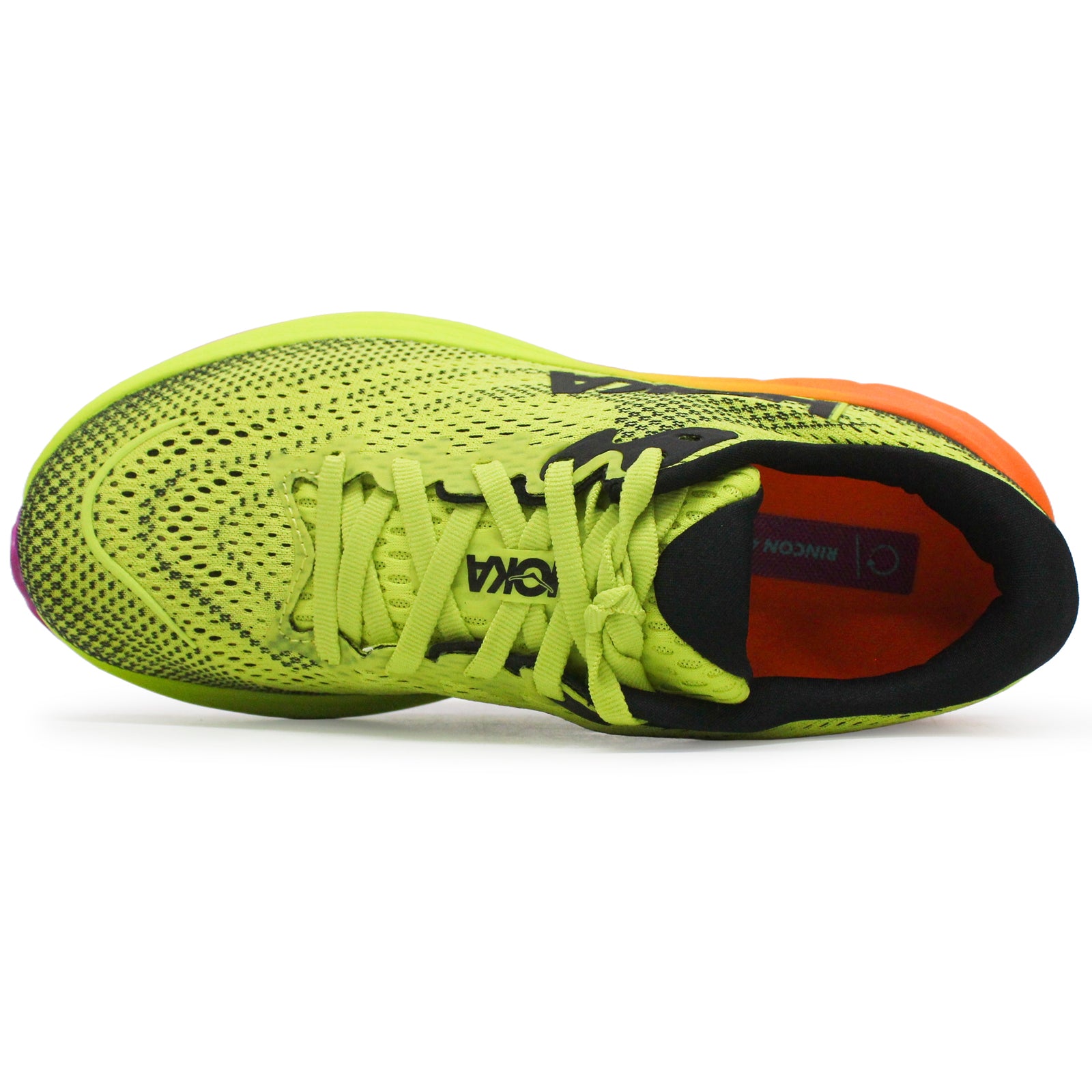 Hoka Rincon 4 Synthetic Textile Women's Running Shoes#color_hoka citrus black