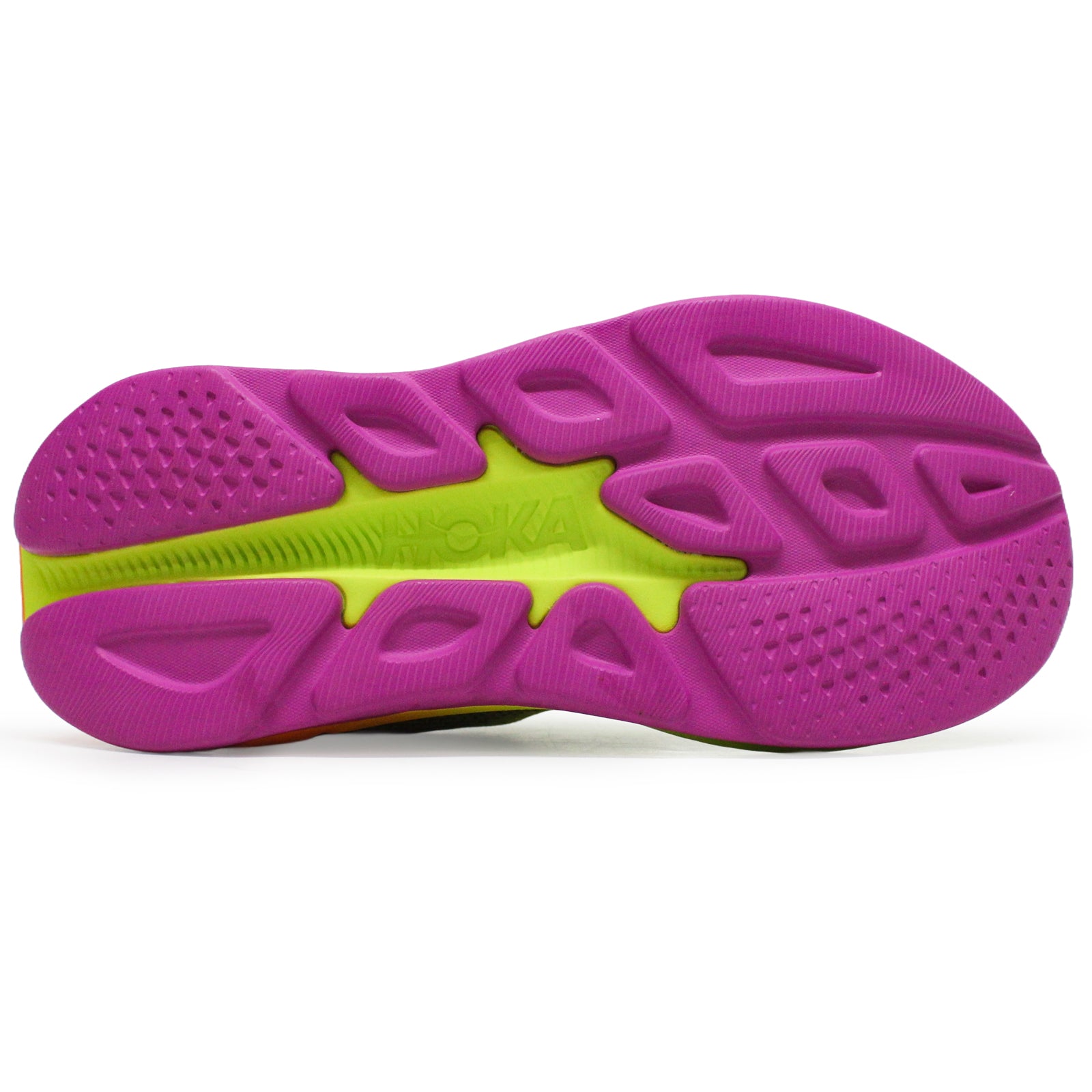 Hoka Rincon 4 Synthetic Textile Women's Running Shoes#color_hoka citrus black