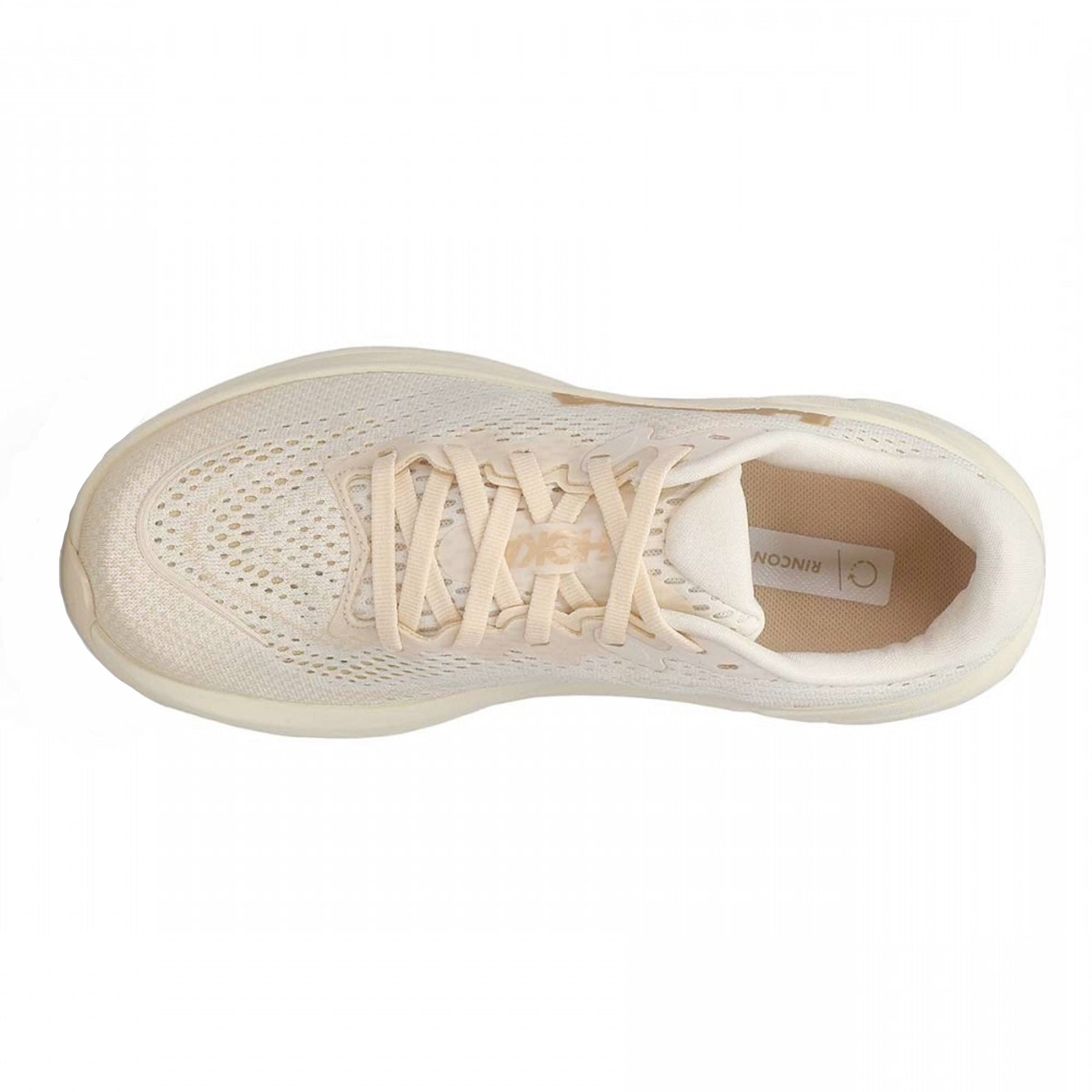Hoka Rincon 4 Synthetic Textile Womens Trainers#color_vanilla birch
