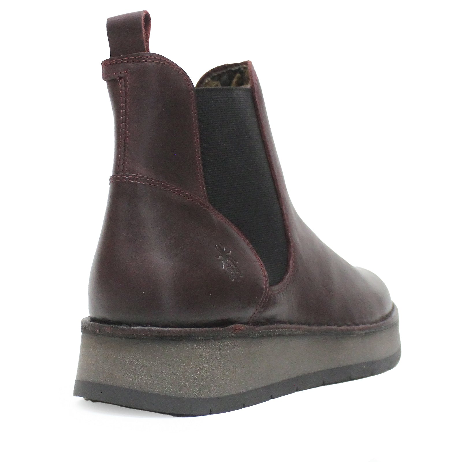 Fly London RAWI131FLY Rug Leather Womens Boots#color_wine