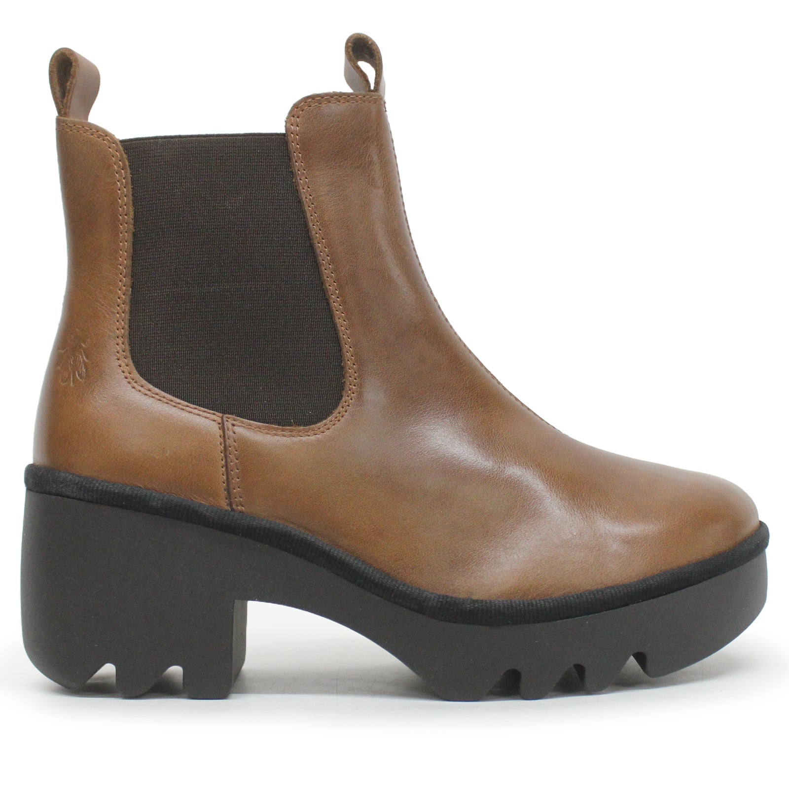 Fly London TRIG514FLY P501514002 Rug Leather Womens Boots - Mid Brown - 39#color_mid brown