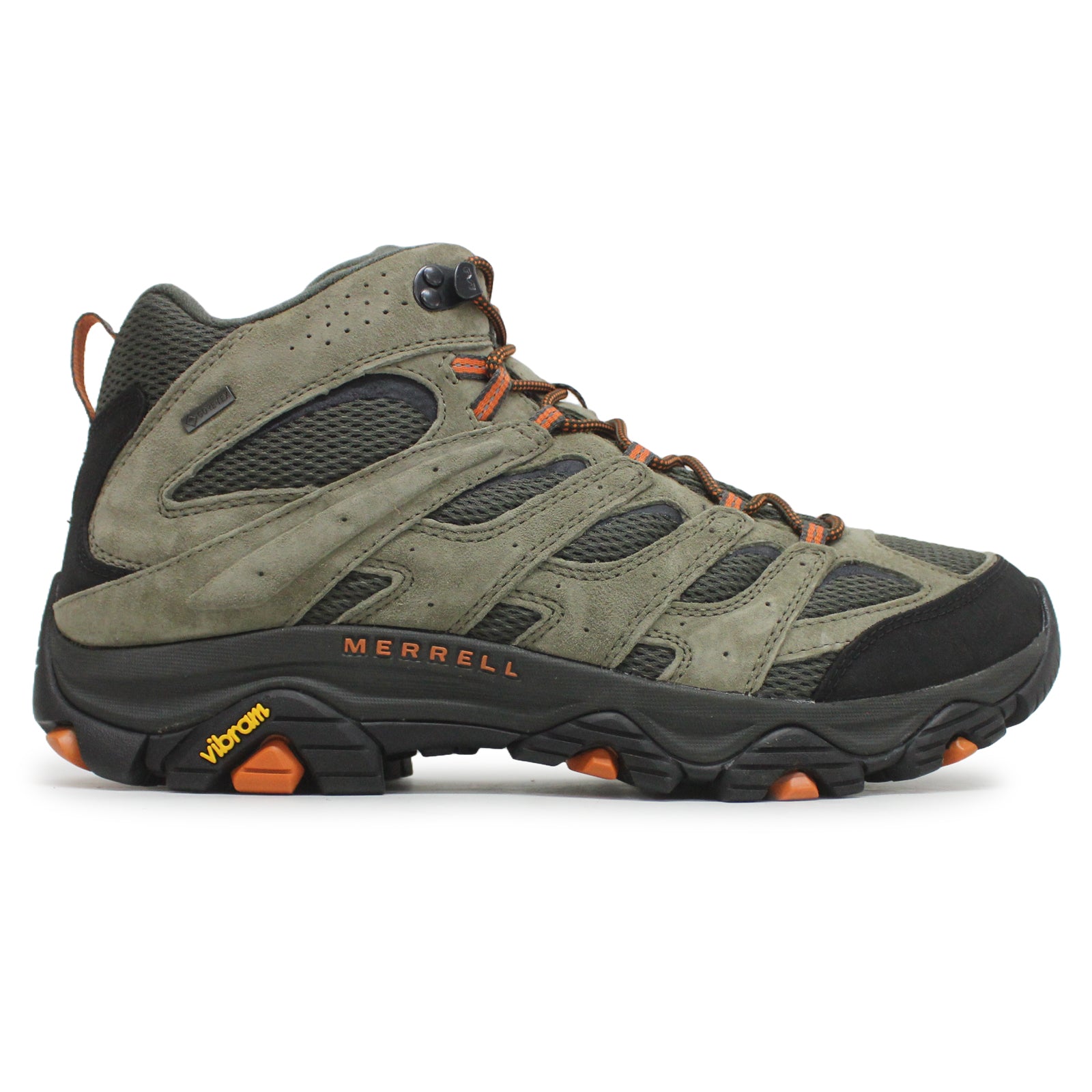 Merrell Moab 3 Mid GTX J035791 Leather Textile Mens Boots - Olive - 41.5#color_olive
